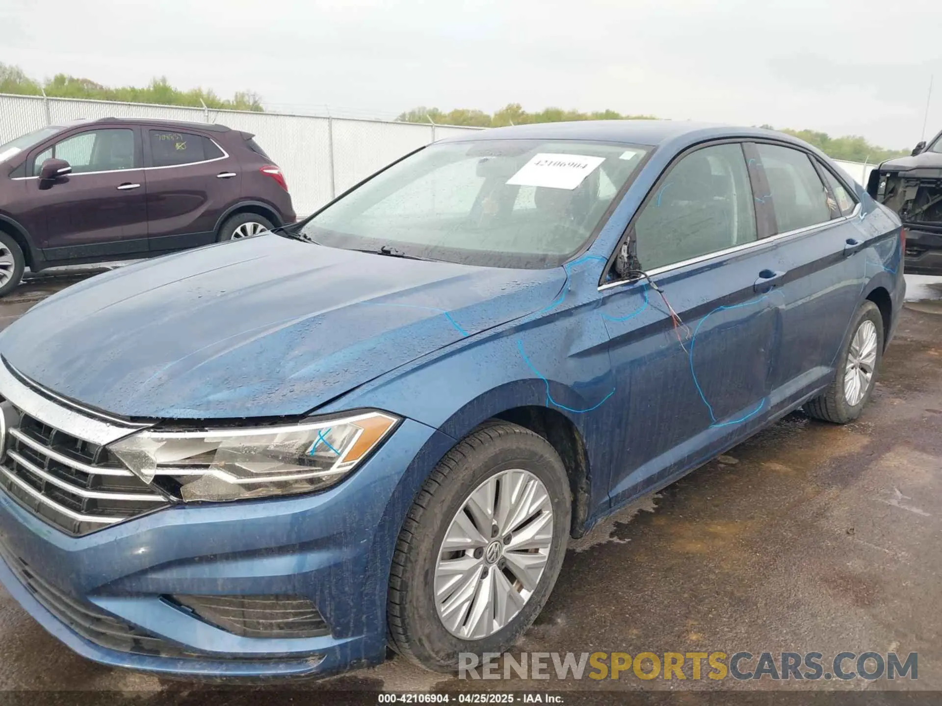 6 Photograph of a damaged car 3VWCB7BUXKM180195 VOLKSWAGEN JETTA 2019