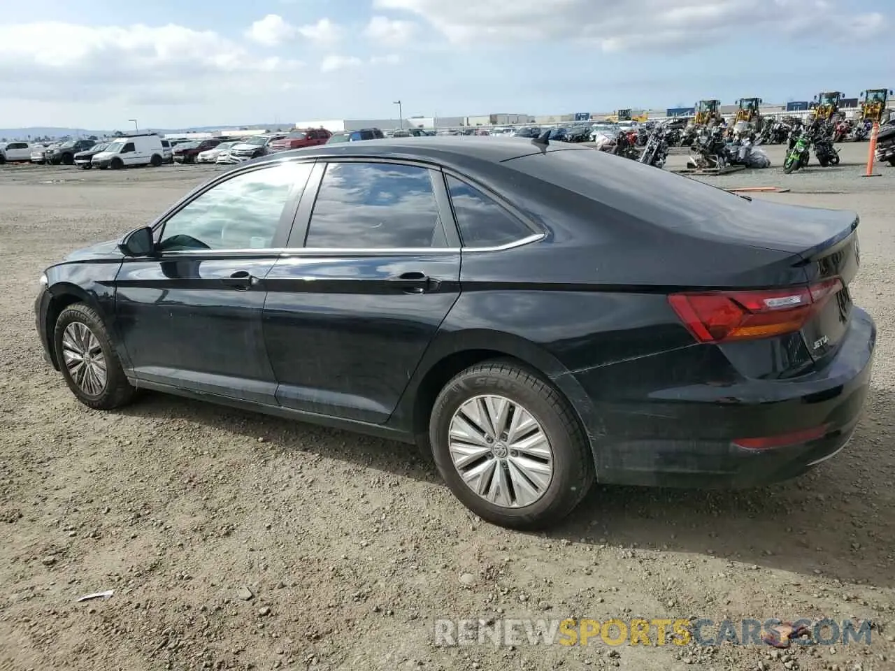 2 Photograph of a damaged car 3VWCB7BUXKM195411 VOLKSWAGEN JETTA 2019