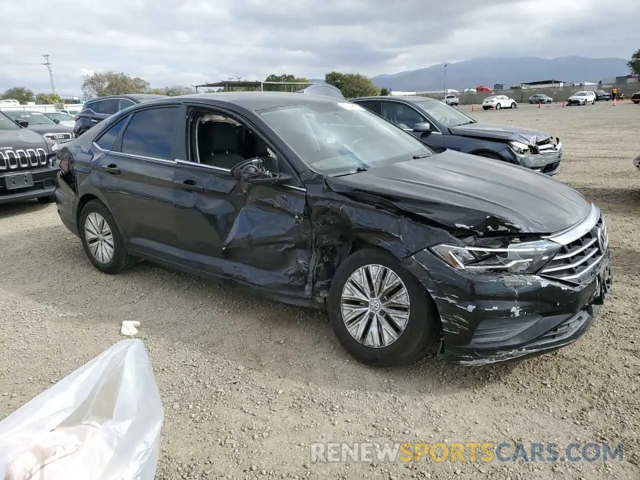 4 Photograph of a damaged car 3VWCB7BUXKM195411 VOLKSWAGEN JETTA 2019