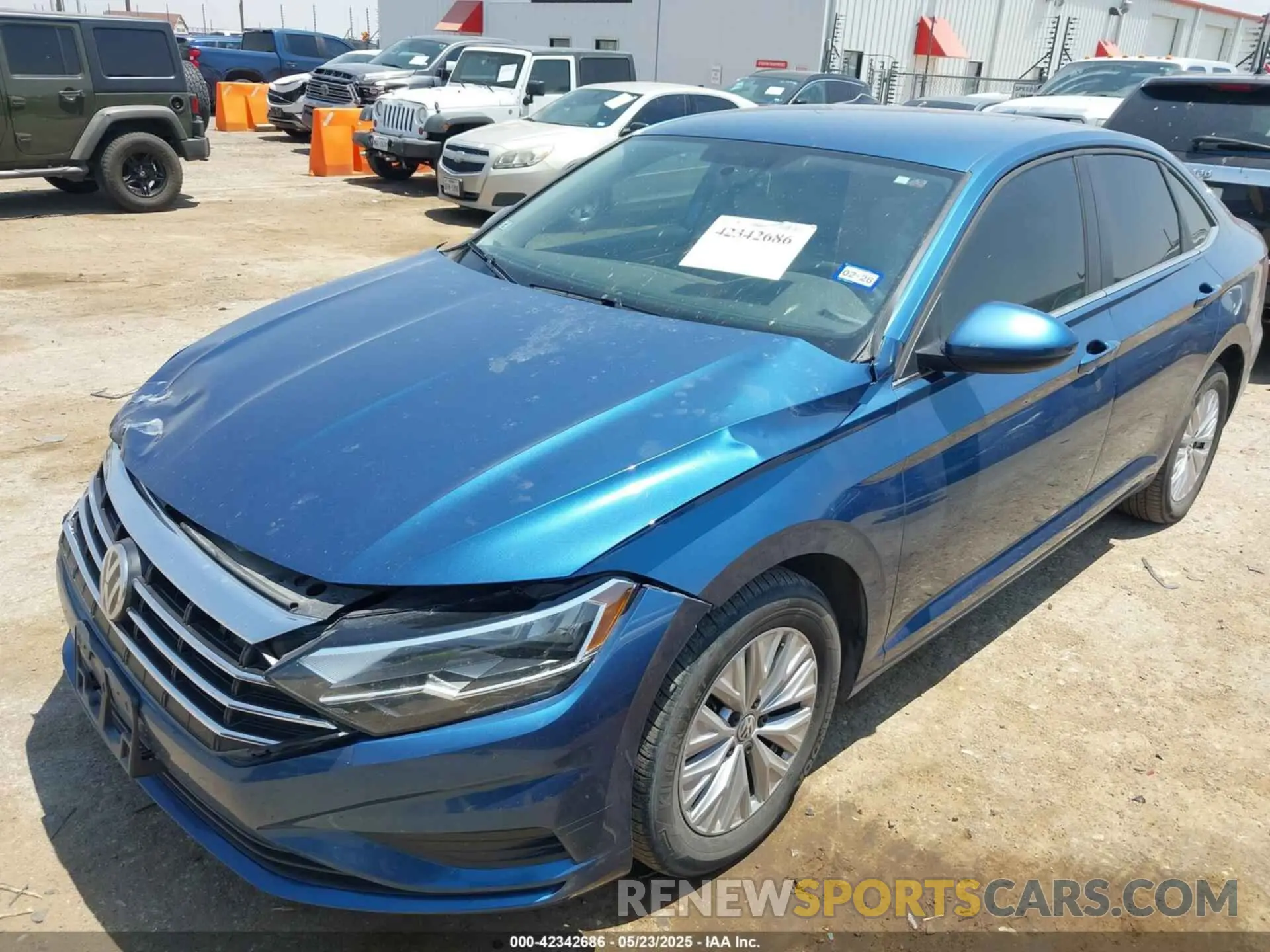 2 Photograph of a damaged car 3VWCB7BUXKM202289 VOLKSWAGEN JETTA 2019