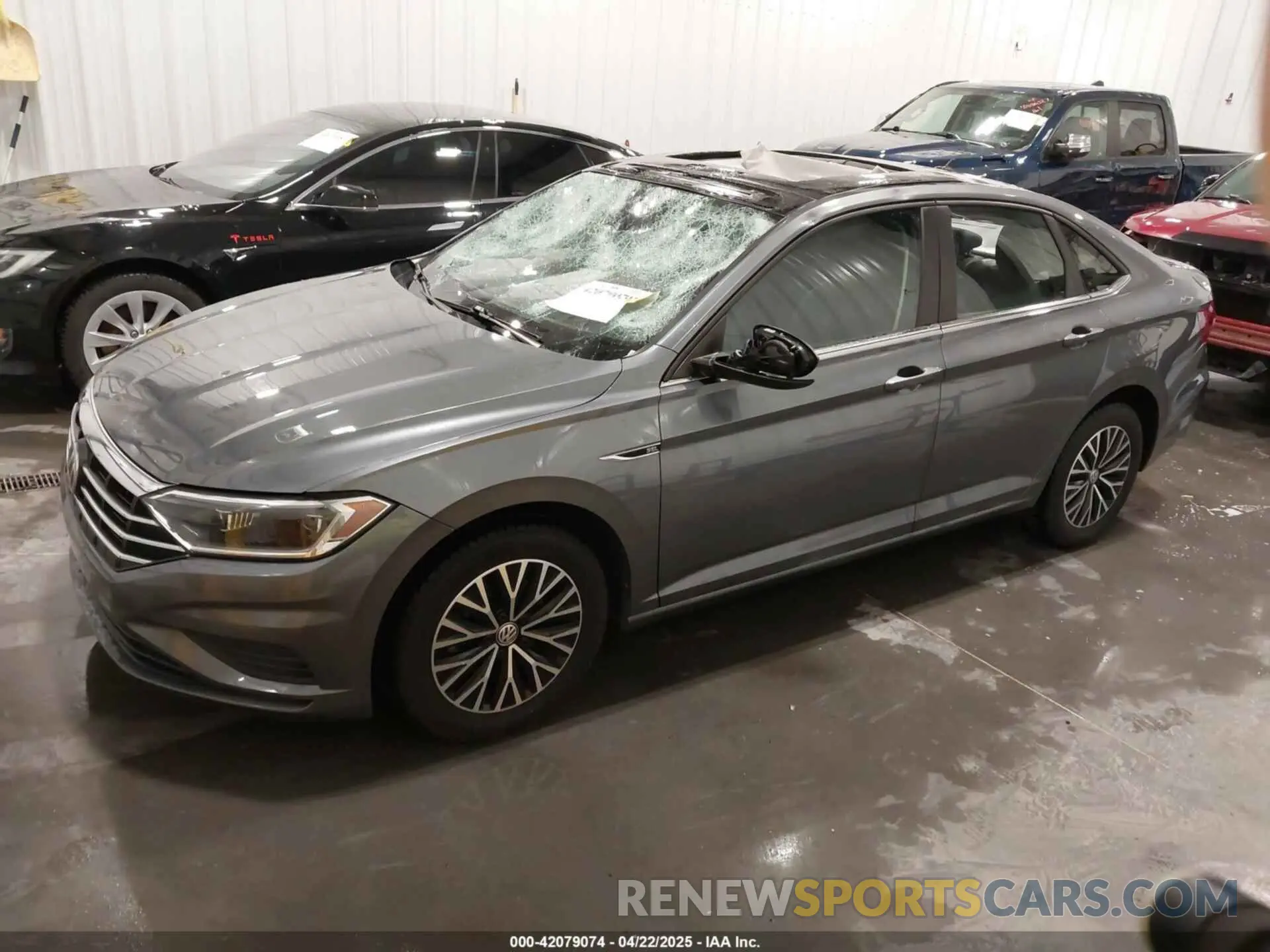2 Photograph of a damaged car 3VWE57BU0KM236614 VOLKSWAGEN JETTA 2019
