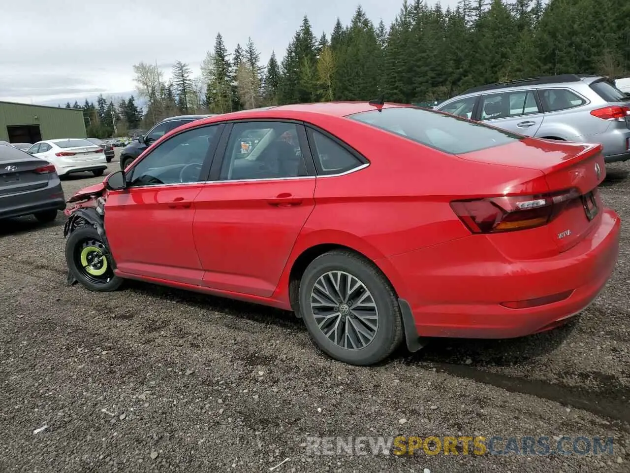 2 Photograph of a damaged car 3VWE57BU1KM052119 VOLKSWAGEN JETTA 2019