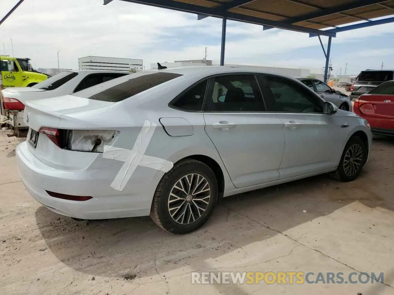 3 Photograph of a damaged car 3VWE57BU2KM035894 VOLKSWAGEN JETTA 2019