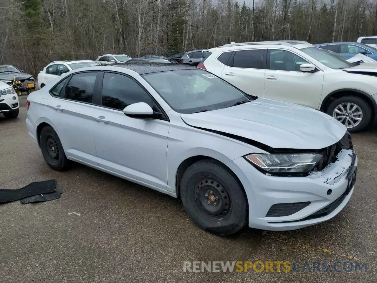 4 Photograph of a damaged car 3VWE57BU2KM037323 VOLKSWAGEN JETTA 2019