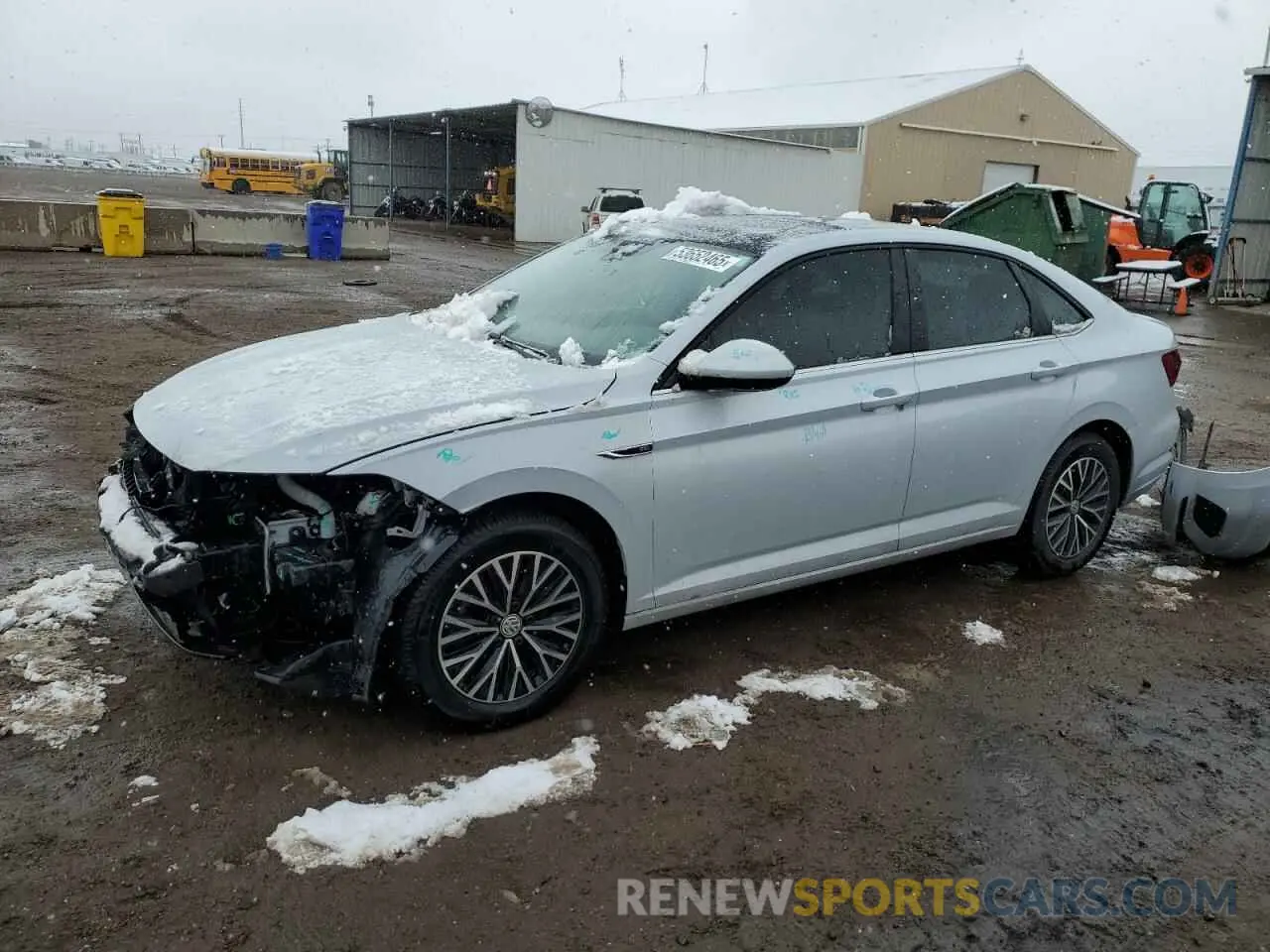 1 Photograph of a damaged car 3VWE57BU4KM058402 VOLKSWAGEN JETTA 2019