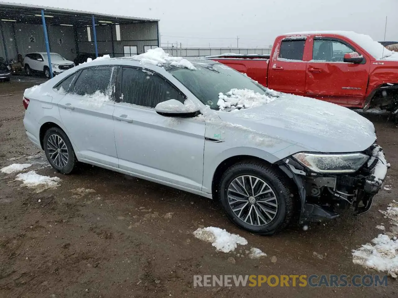4 Photograph of a damaged car 3VWE57BU4KM058402 VOLKSWAGEN JETTA 2019