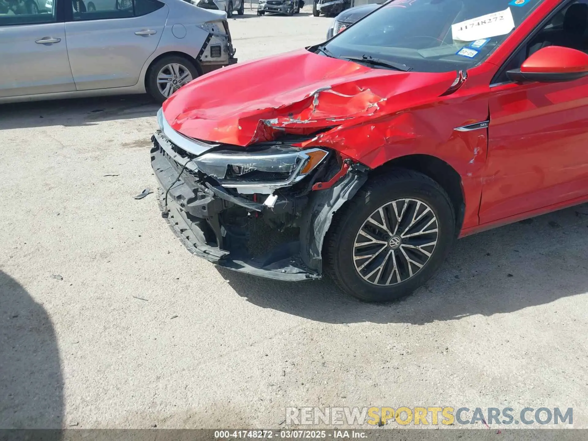 6 Photograph of a damaged car 3VWE57BU4KM110398 VOLKSWAGEN JETTA 2019