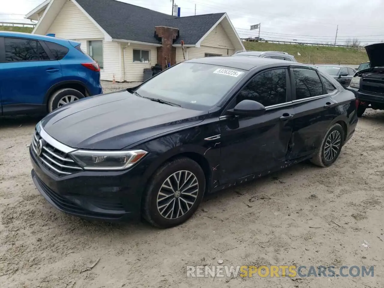 1 Photograph of a damaged car 3VWE57BU5KM038904 VOLKSWAGEN JETTA 2019
