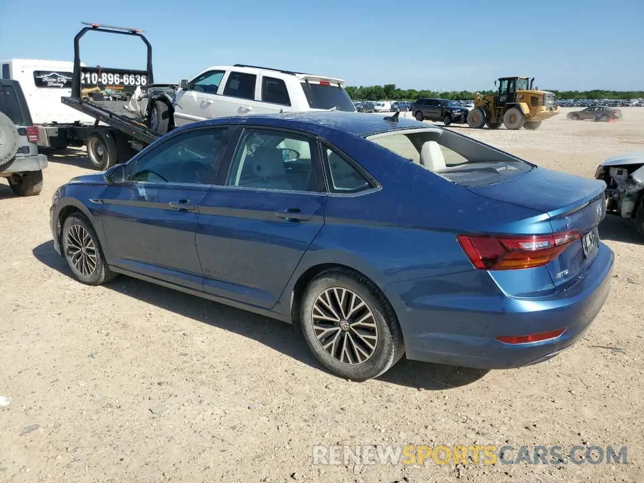 2 Photograph of a damaged car 3VWE57BU5KM059736 VOLKSWAGEN JETTA 2019