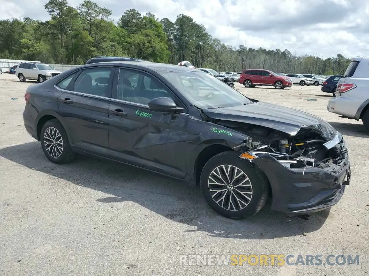 4 Photograph of a damaged car 3VWE57BU5KM109406 VOLKSWAGEN JETTA 2019