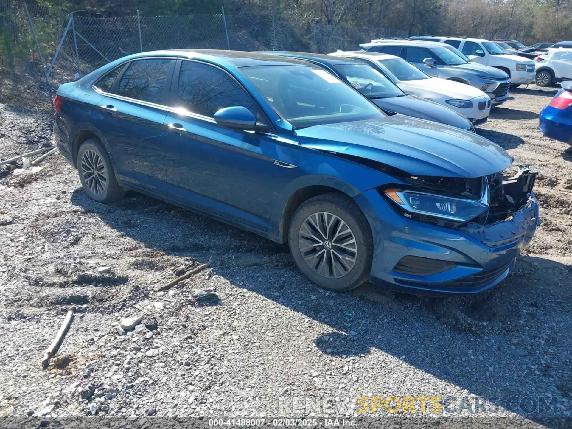 1 Photograph of a damaged car 3VWE57BU5KM163658 VOLKSWAGEN JETTA 2019