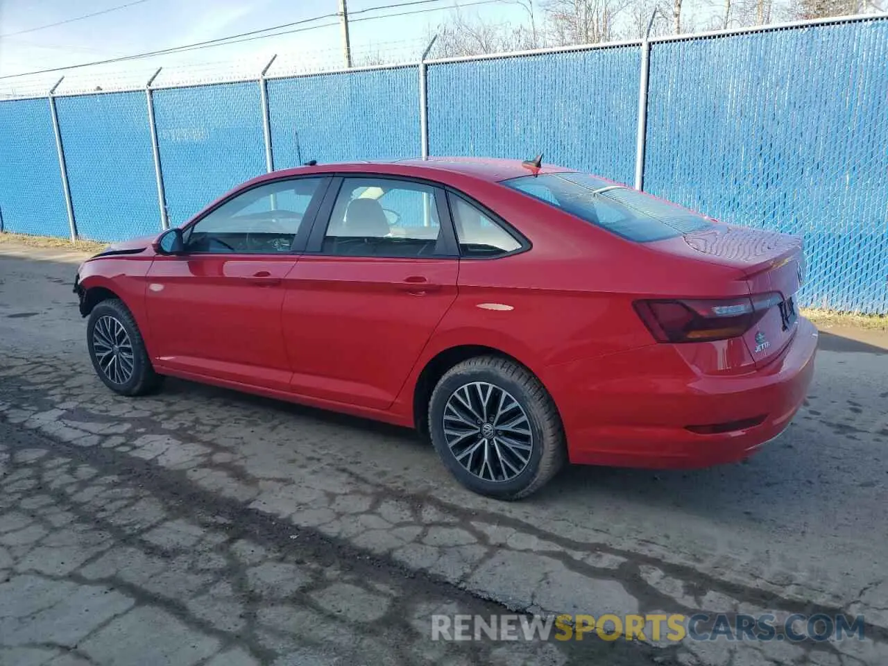 2 Photograph of a damaged car 3VWE57BU5KM194084 VOLKSWAGEN JETTA 2019