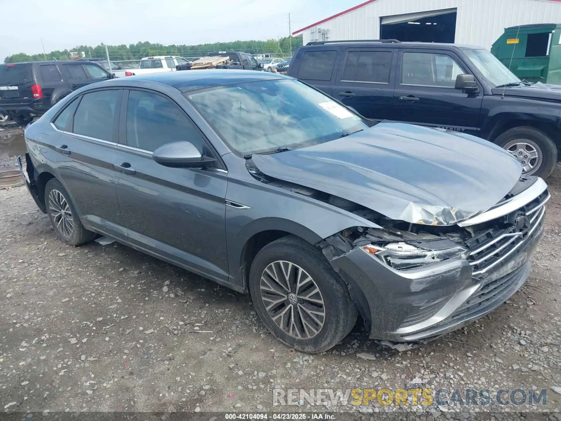 1 Photograph of a damaged car 3VWE57BU6KM009492 VOLKSWAGEN JETTA 2019