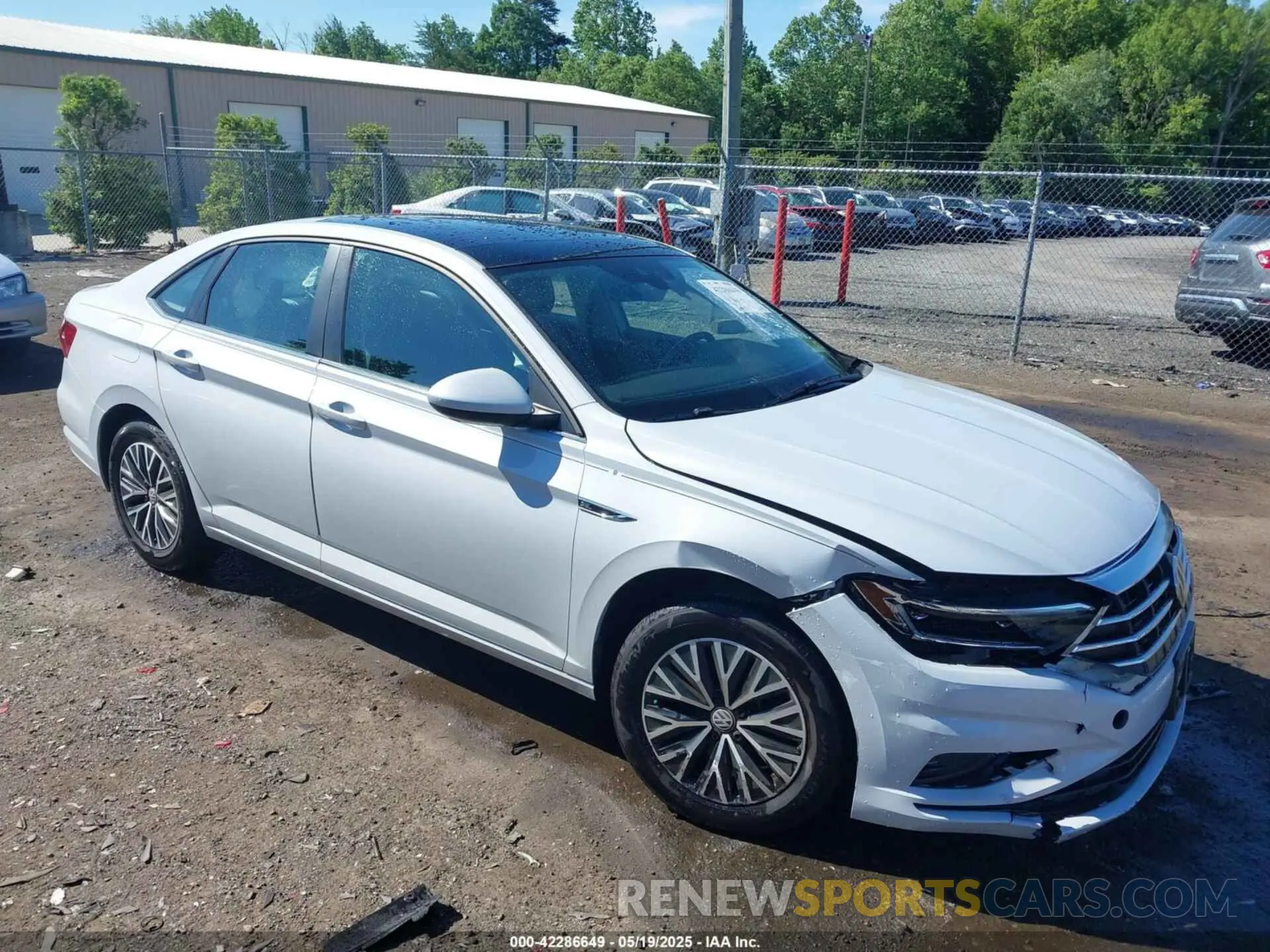 1 Photograph of a damaged car 3VWE57BU6KM063035 VOLKSWAGEN JETTA 2019