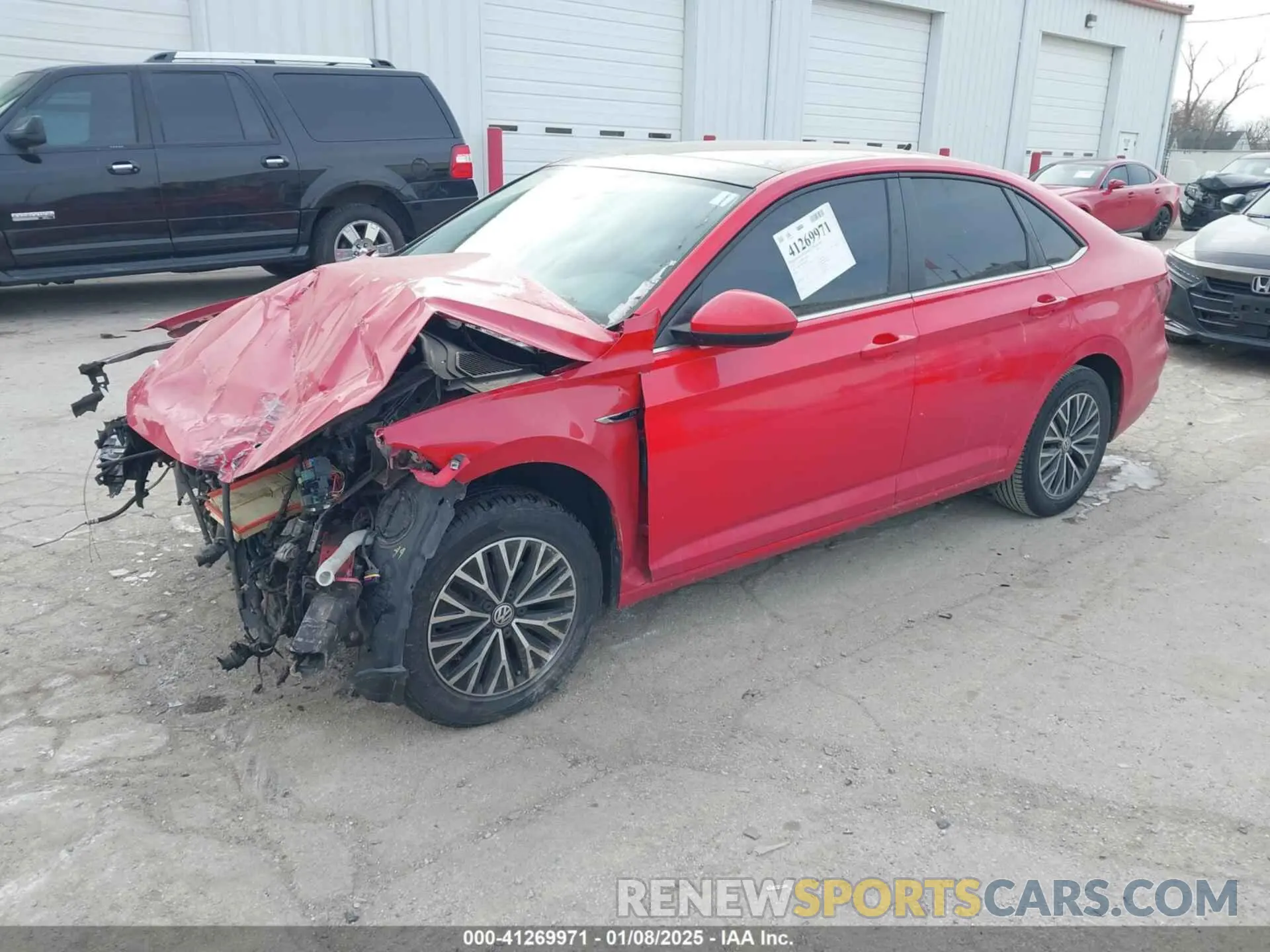 2 Photograph of a damaged car 3VWE57BU6KM198063 VOLKSWAGEN JETTA 2019