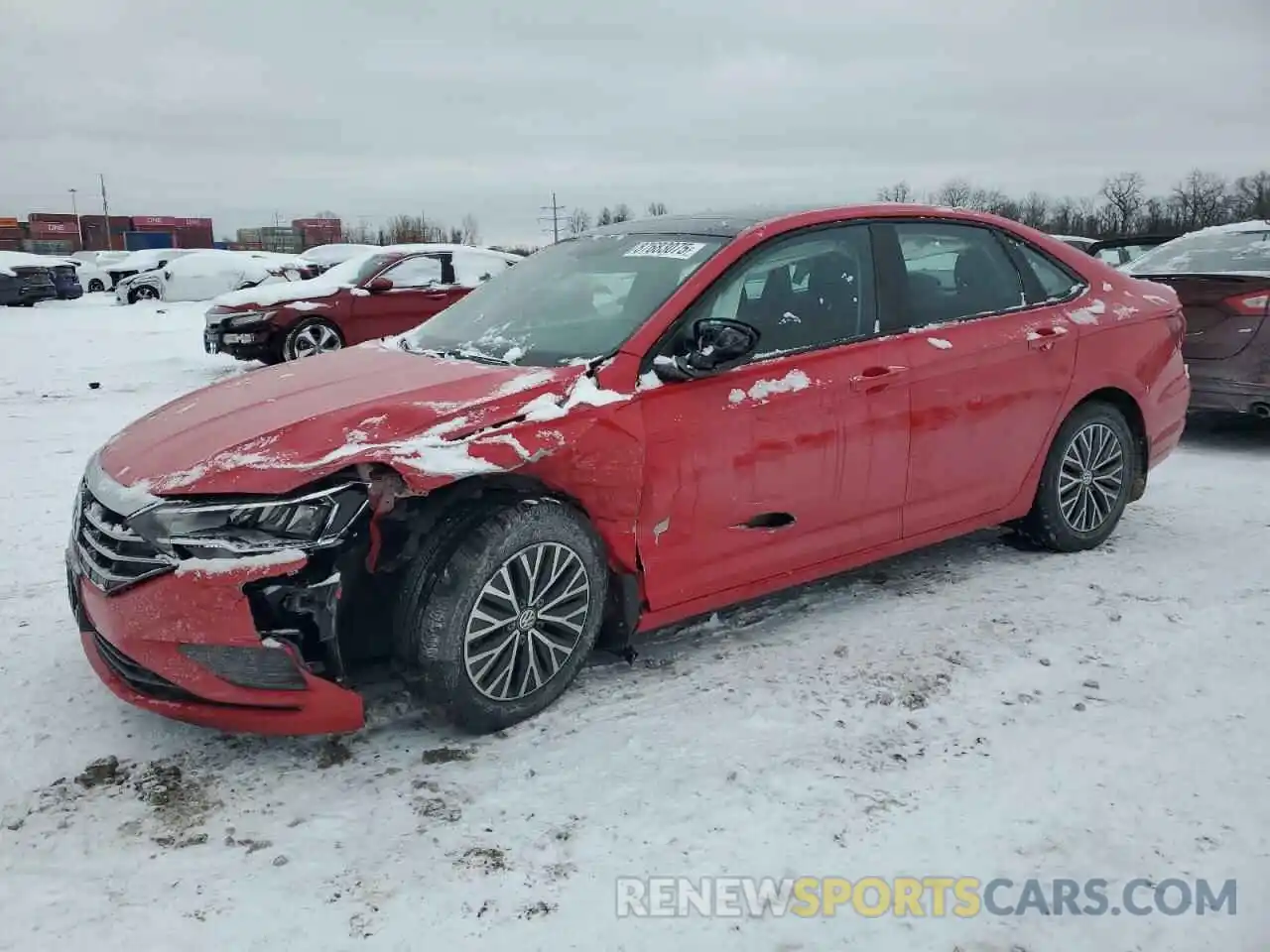 1 Photograph of a damaged car 3VWE57BU6KM265941 VOLKSWAGEN JETTA 2019