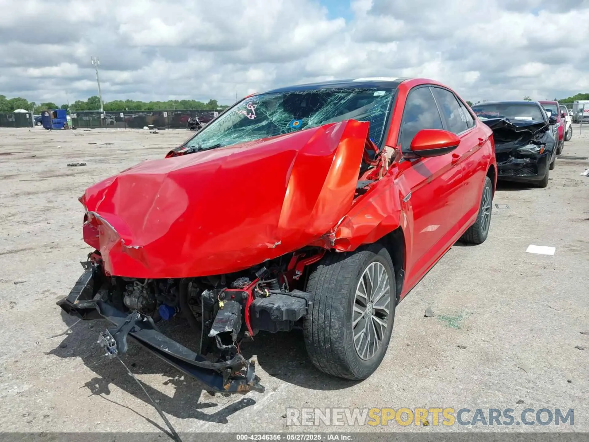 2 Photograph of a damaged car 3VWE57BU7KM167369 VOLKSWAGEN JETTA 2019