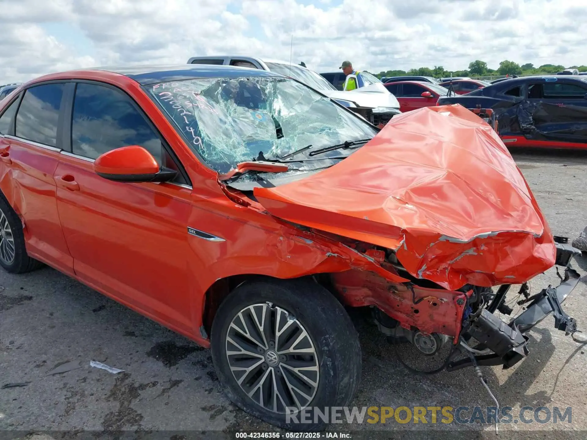 6 Photograph of a damaged car 3VWE57BU7KM167369 VOLKSWAGEN JETTA 2019