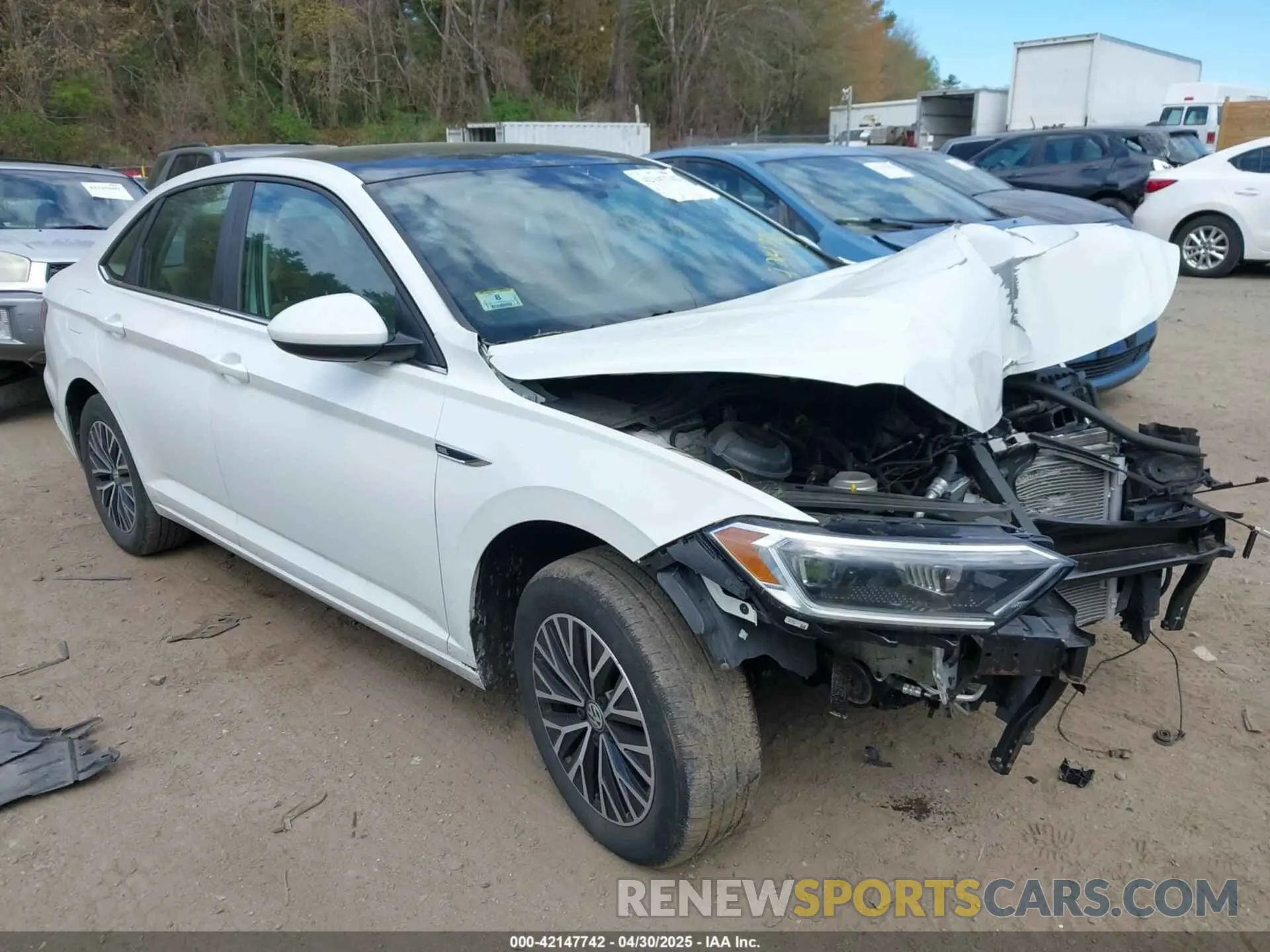 1 Photograph of a damaged car 3VWE57BU7KM264717 VOLKSWAGEN JETTA 2019
