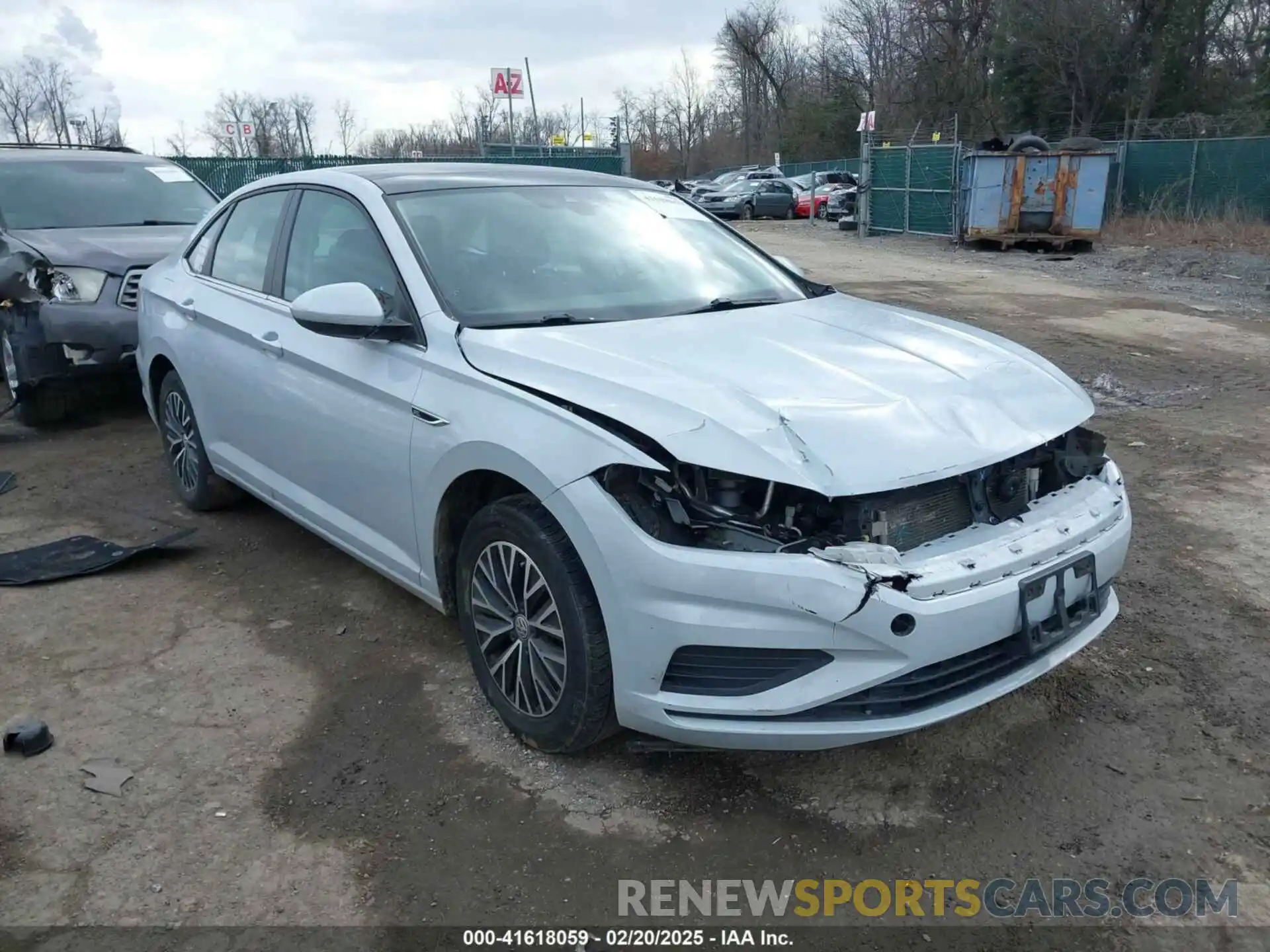 1 Photograph of a damaged car 3VWE57BU8KM076885 VOLKSWAGEN JETTA 2019