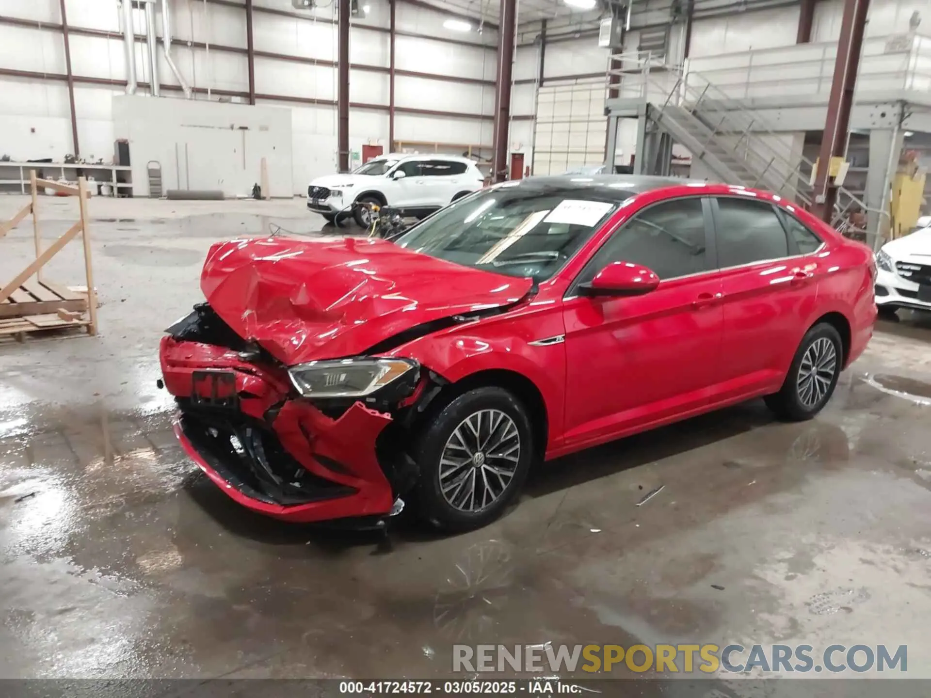 2 Photograph of a damaged car 3VWE57BU8KM104216 VOLKSWAGEN JETTA 2019