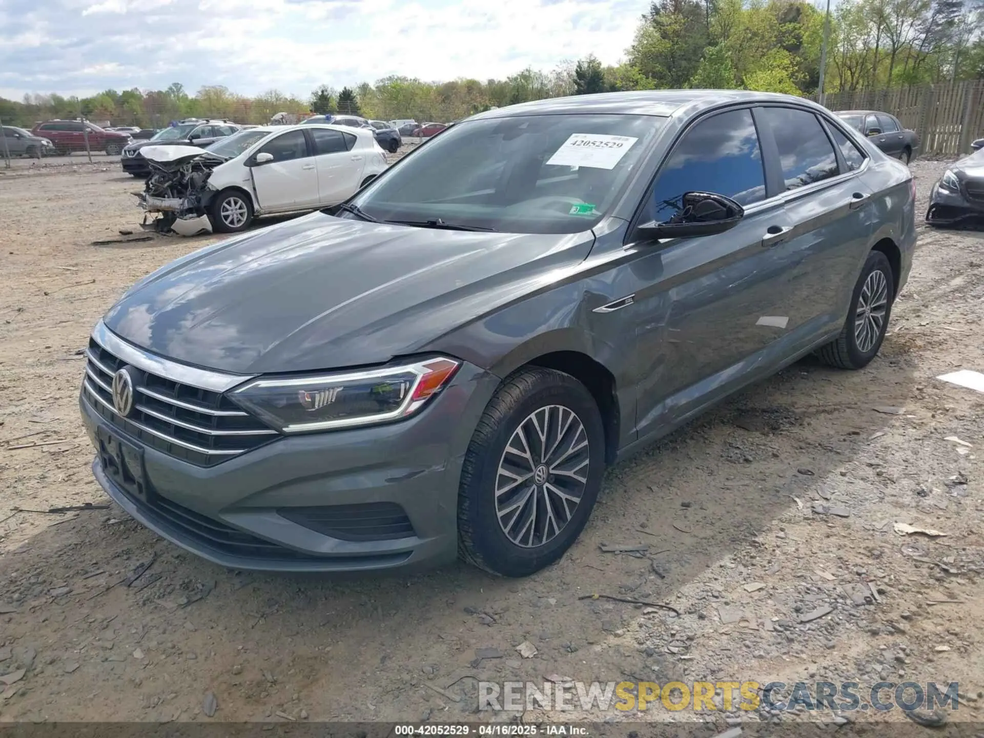 2 Photograph of a damaged car 3VWE57BU8KM115524 VOLKSWAGEN JETTA 2019