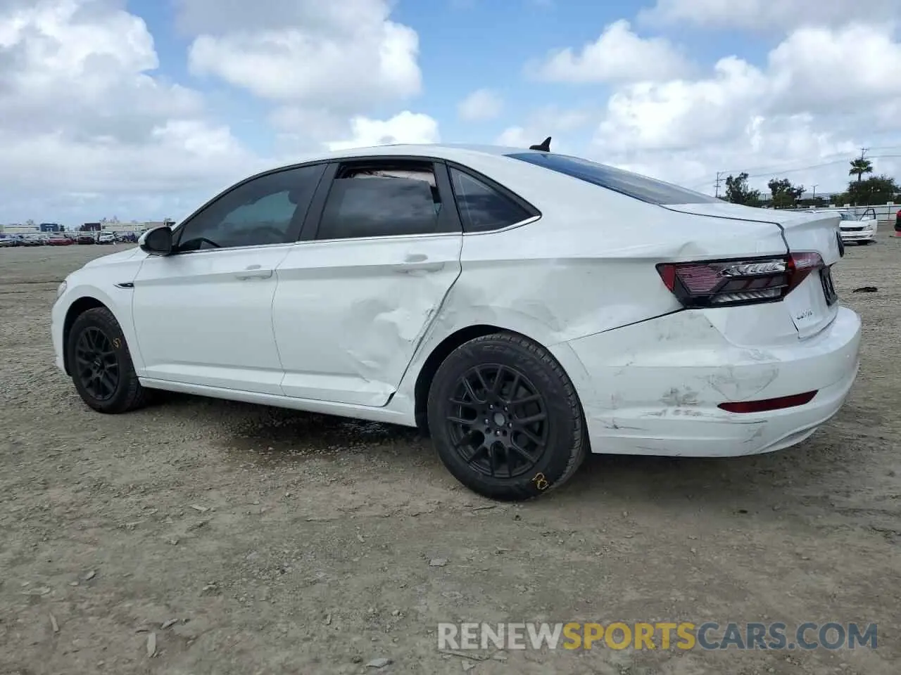 2 Photograph of a damaged car 3VWE57BU8KM165744 VOLKSWAGEN JETTA 2019
