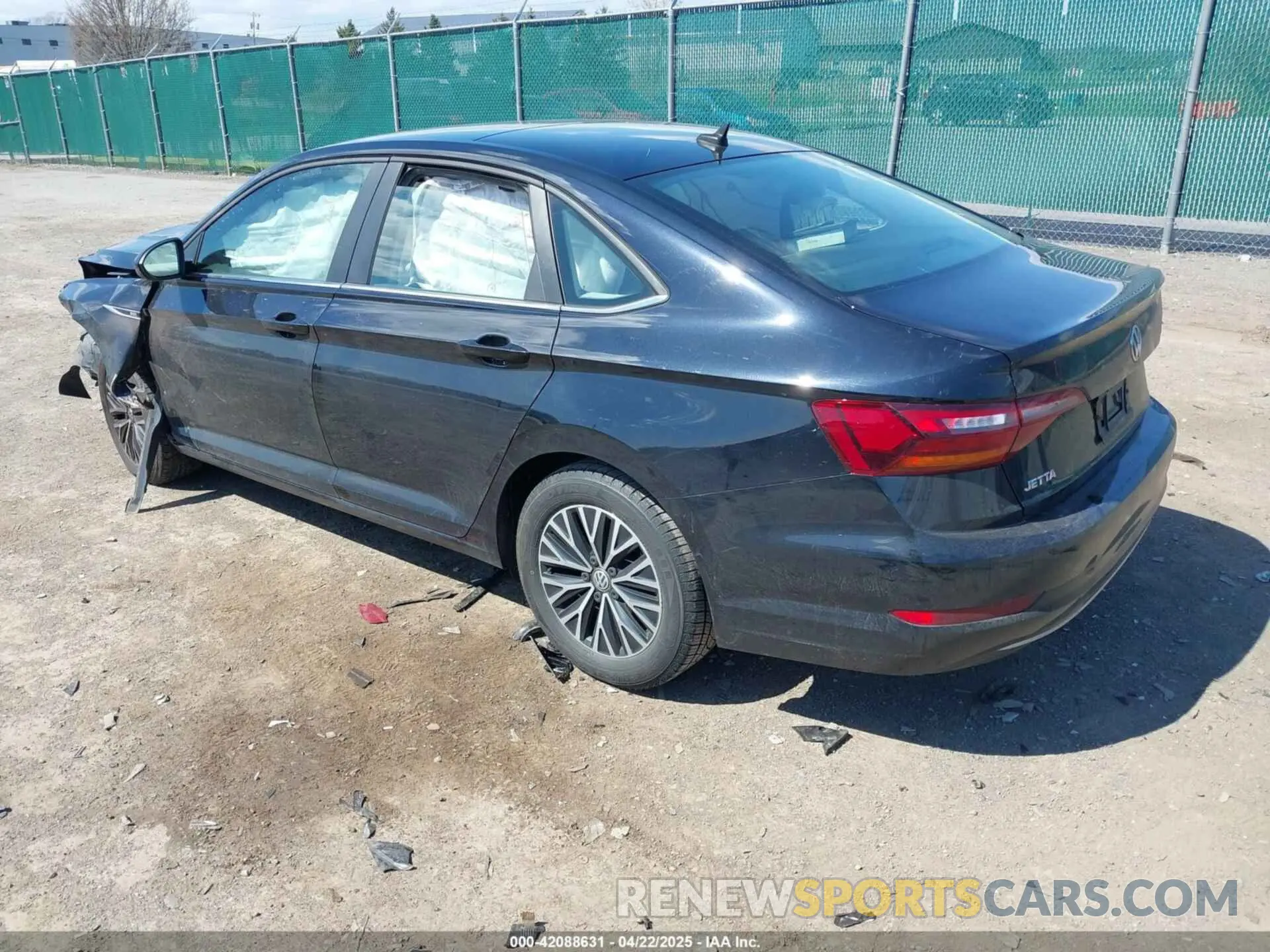 3 Photograph of a damaged car 3VWE57BU8KM247490 VOLKSWAGEN JETTA 2019