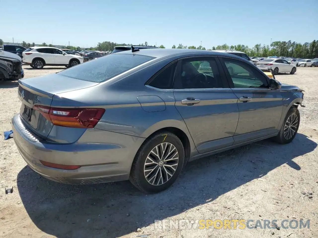 3 Photograph of a damaged car 3VWE57BU8KM275452 VOLKSWAGEN JETTA 2019