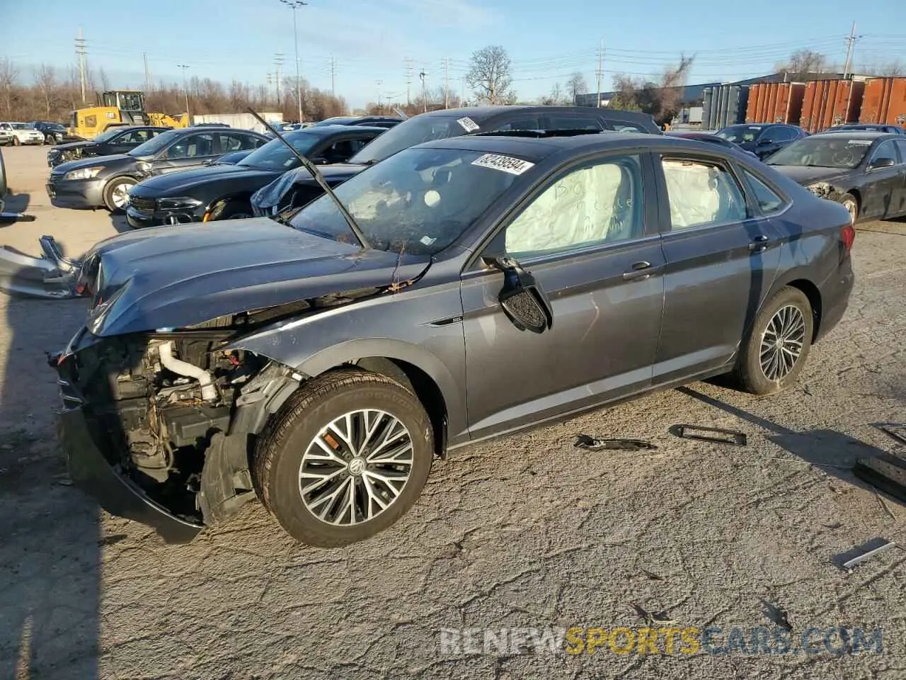 1 Photograph of a damaged car 3VWE57BU9KM004691 VOLKSWAGEN JETTA 2019
