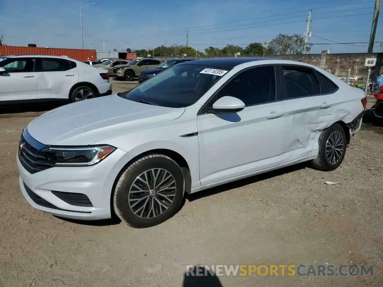 1 Photograph of a damaged car 3VWE57BU9KM099771 VOLKSWAGEN JETTA 2019