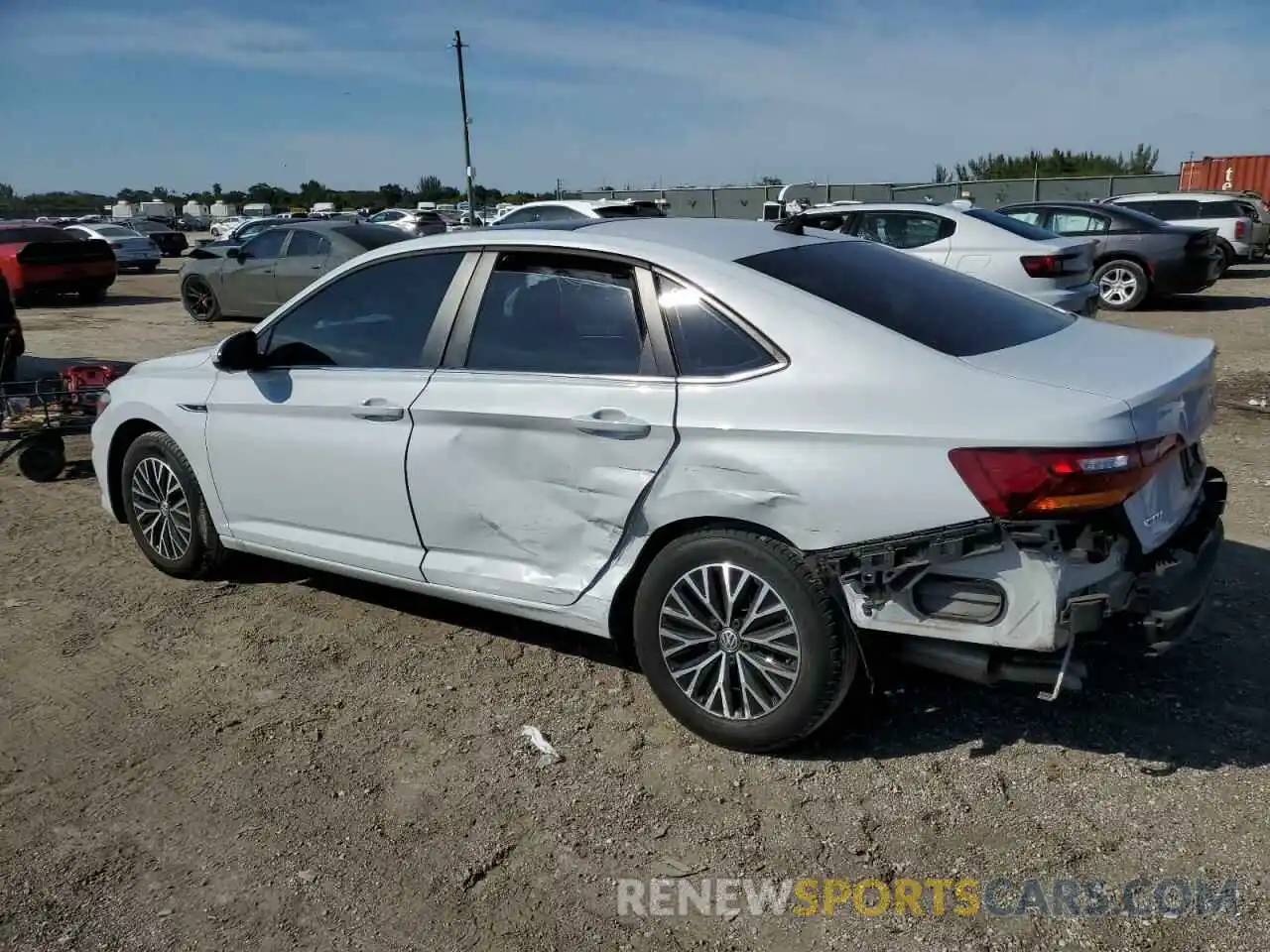 2 Photograph of a damaged car 3VWE57BU9KM099771 VOLKSWAGEN JETTA 2019