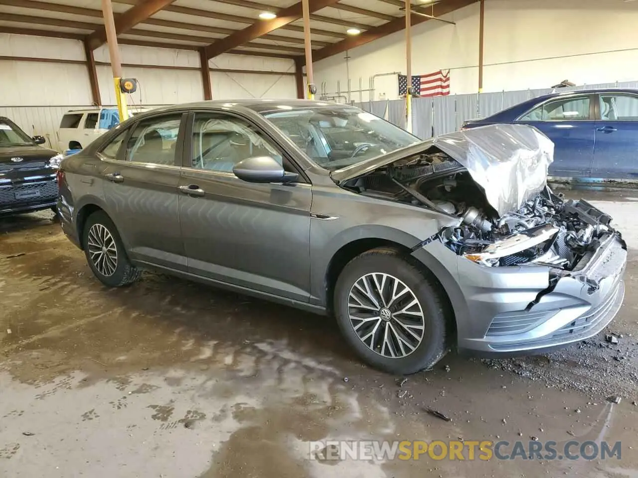 4 Photograph of a damaged car 3VWE57BU9KM101454 VOLKSWAGEN JETTA 2019