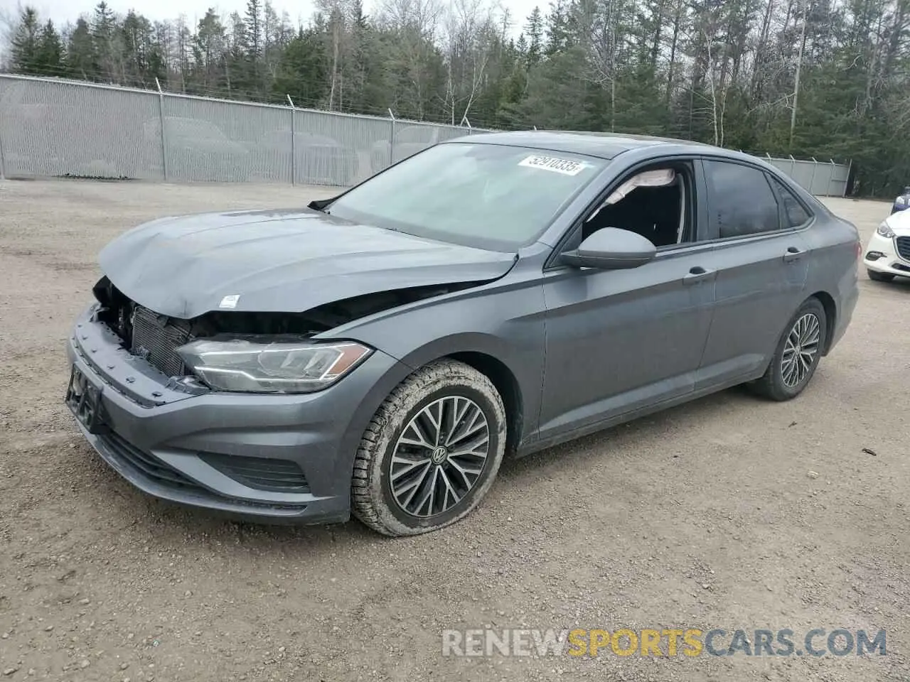 1 Photograph of a damaged car 3VWE57BUXKM023931 VOLKSWAGEN JETTA 2019
