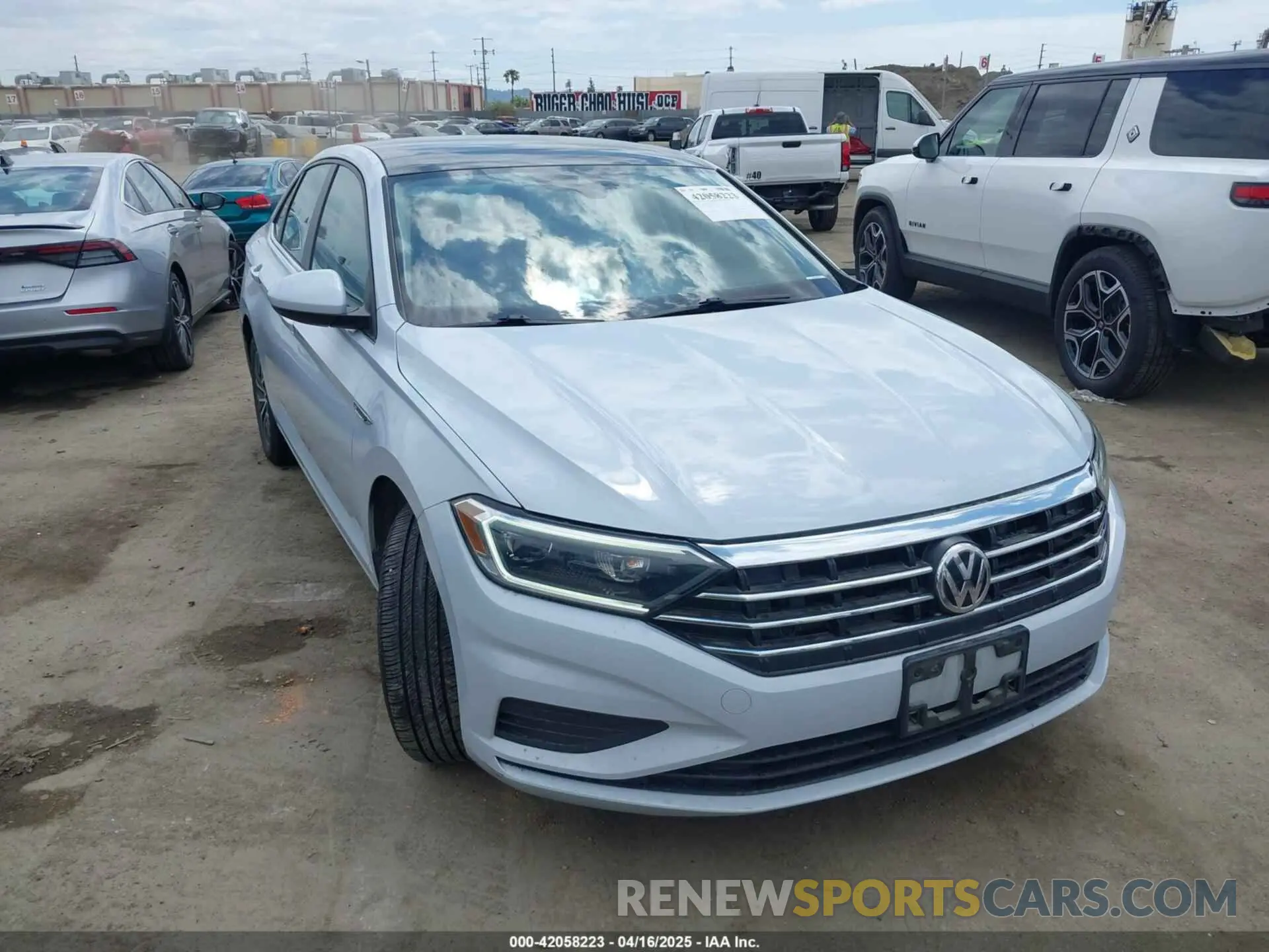 1 Photograph of a damaged car 3VWE57BUXKM063071 VOLKSWAGEN JETTA 2019
