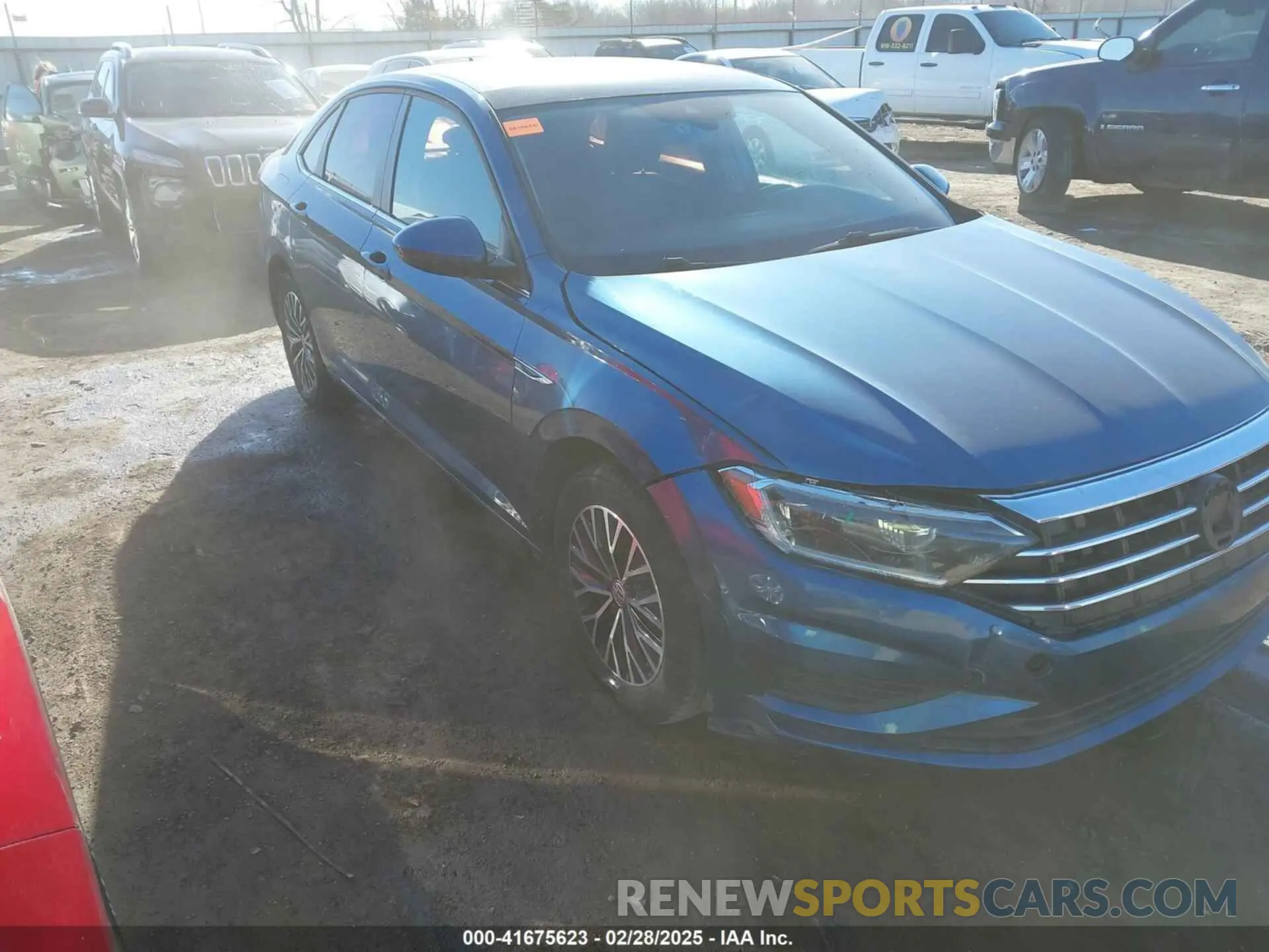 1 Photograph of a damaged car 3VWE57BUXKM089489 VOLKSWAGEN JETTA 2019