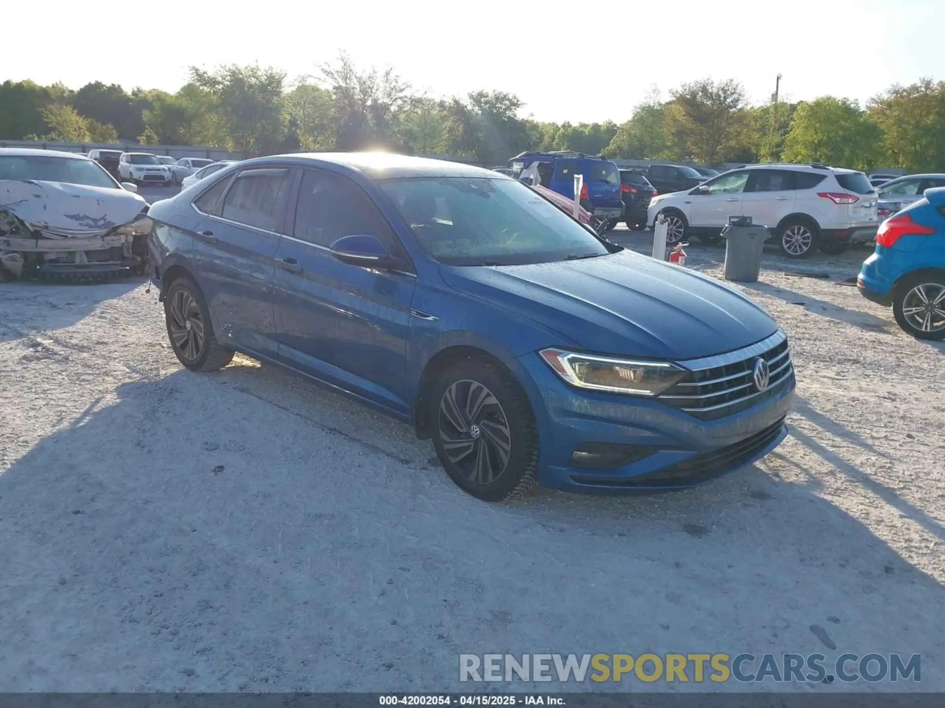 1 Photograph of a damaged car 3VWG57BU2KM084568 VOLKSWAGEN JETTA 2019
