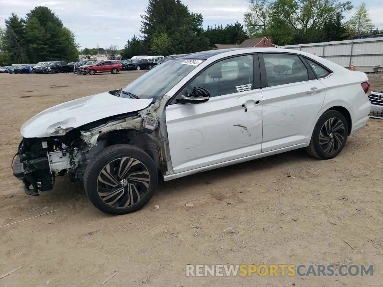 1 Photograph of a damaged car 3VWG57BU3KM075202 VOLKSWAGEN JETTA 2019
