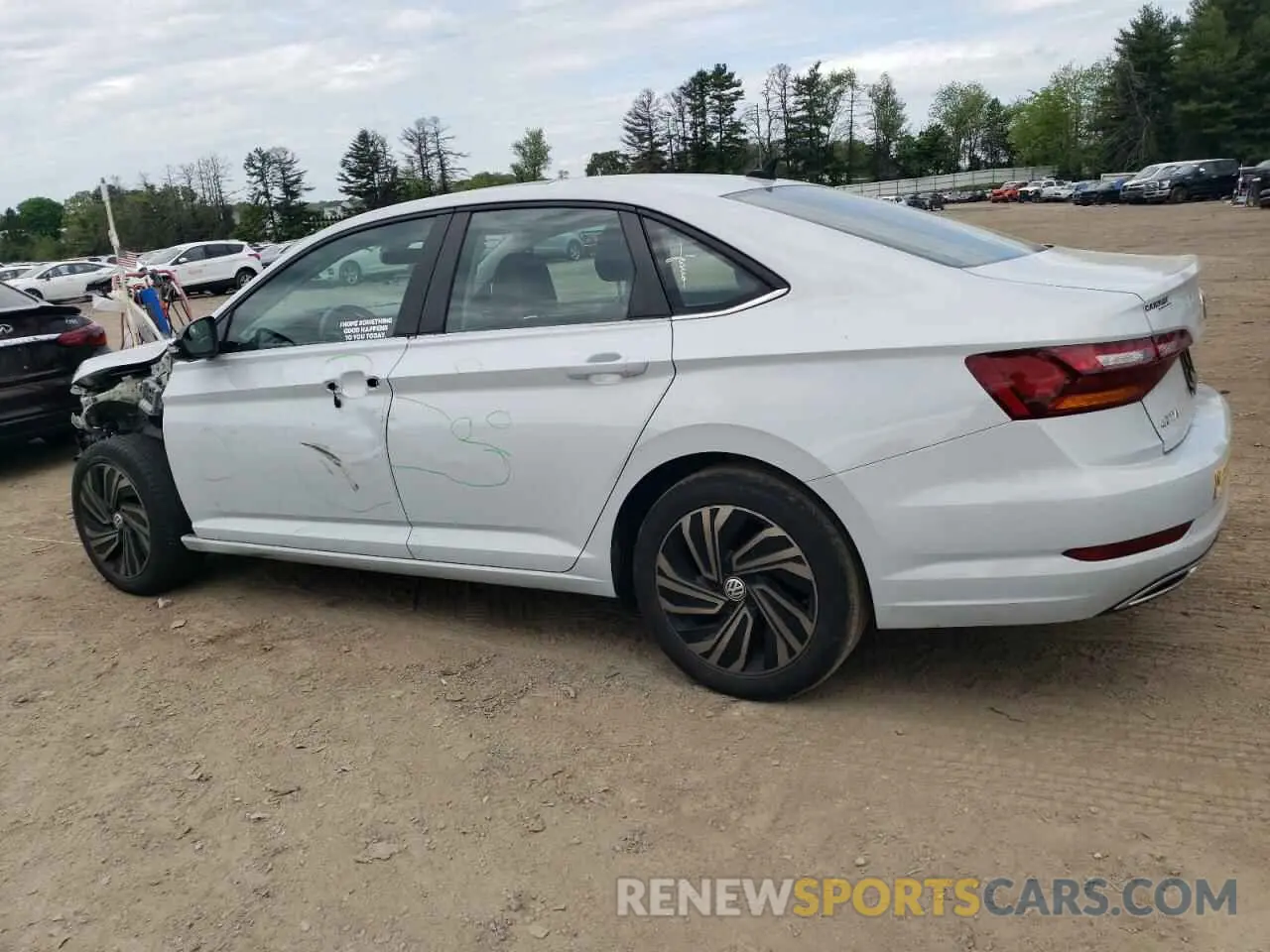 2 Photograph of a damaged car 3VWG57BU3KM075202 VOLKSWAGEN JETTA 2019