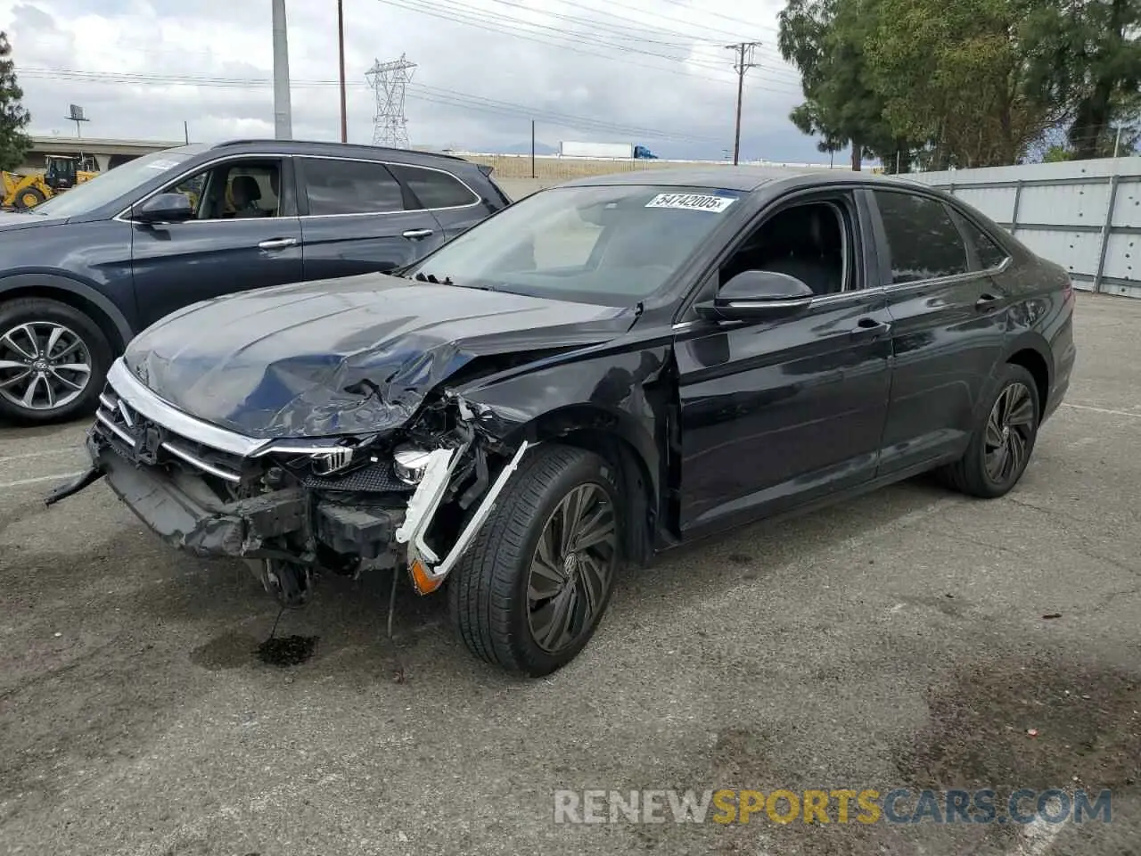 1 Photograph of a damaged car 3VWG57BU7KM228888 VOLKSWAGEN JETTA 2019