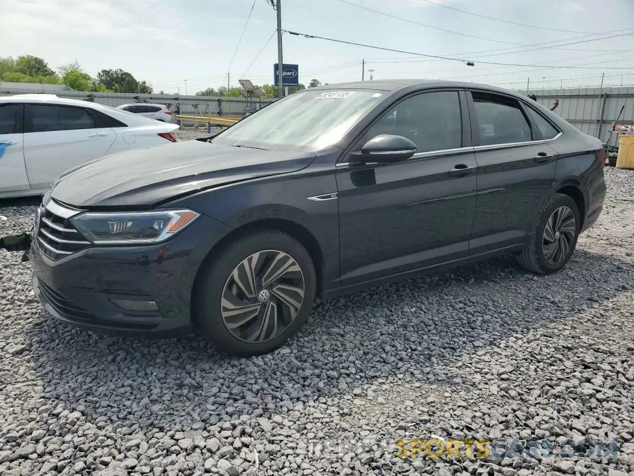 1 Photograph of a damaged car 3VWG57BU7KM253869 VOLKSWAGEN JETTA 2019