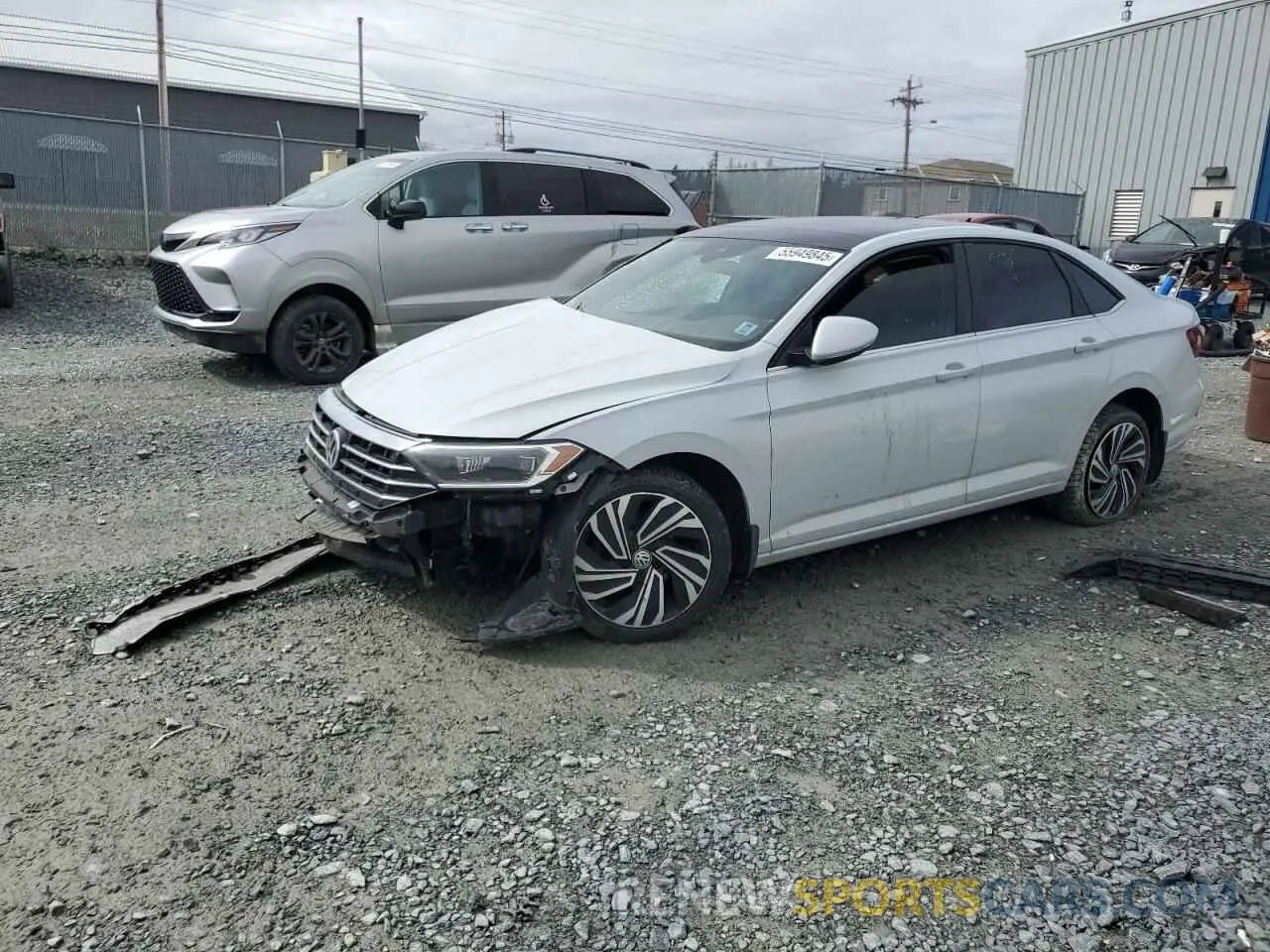 1 Photograph of a damaged car 3VWG57BU8KM089709 VOLKSWAGEN JETTA 2019