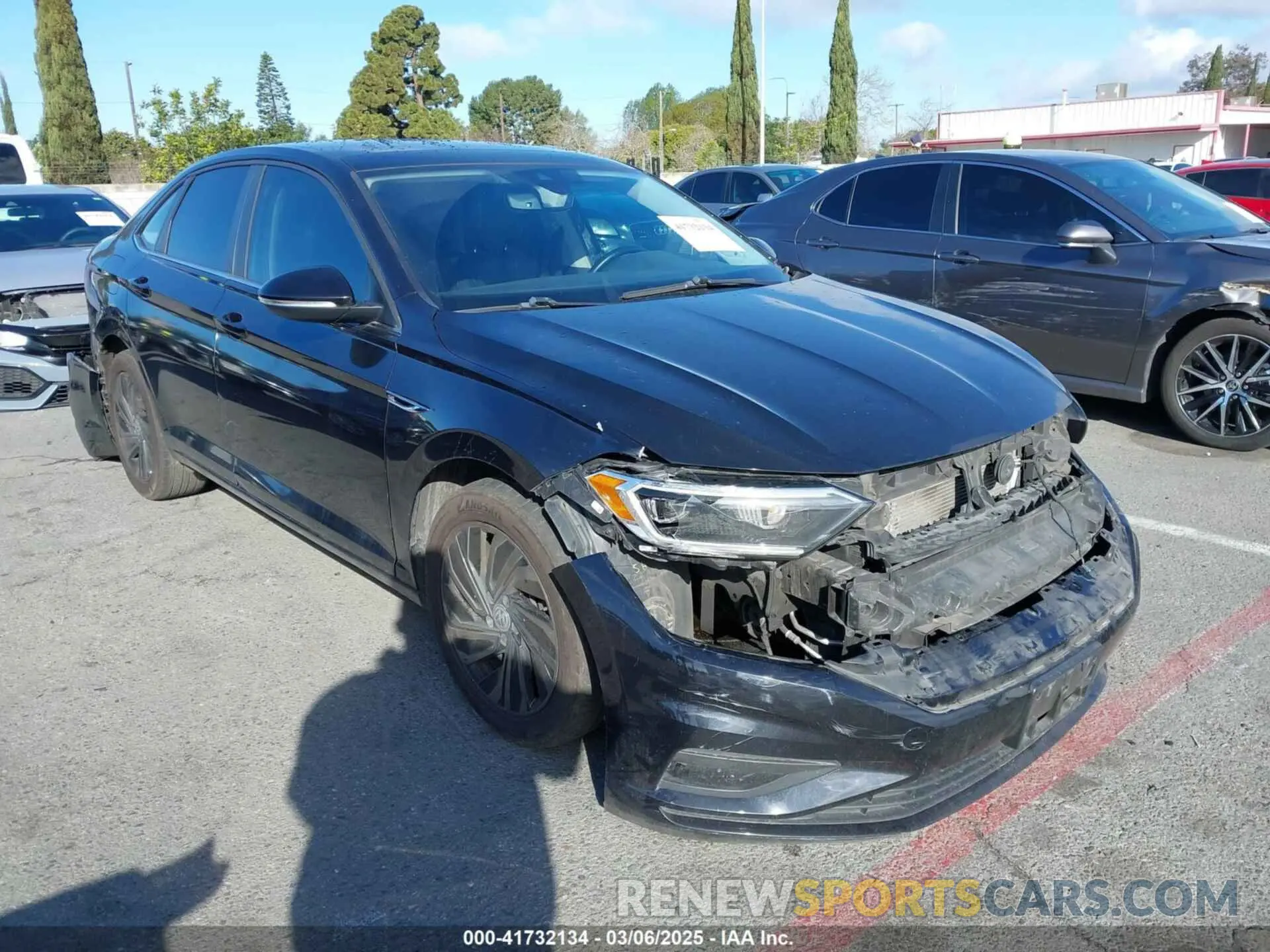 1 Photograph of a damaged car 3VWG57BUXKM160571 VOLKSWAGEN JETTA 2019