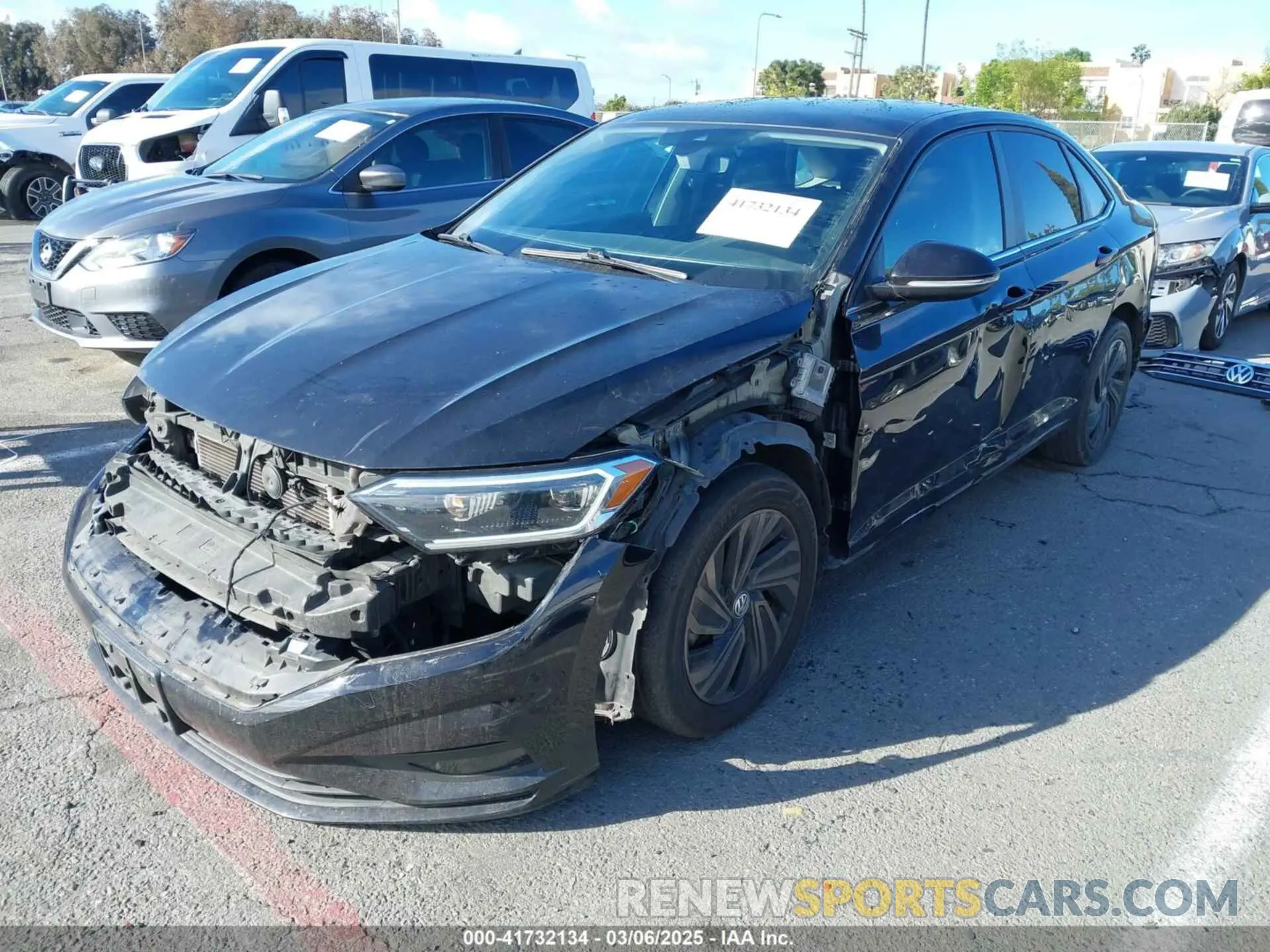 2 Photograph of a damaged car 3VWG57BUXKM160571 VOLKSWAGEN JETTA 2019
