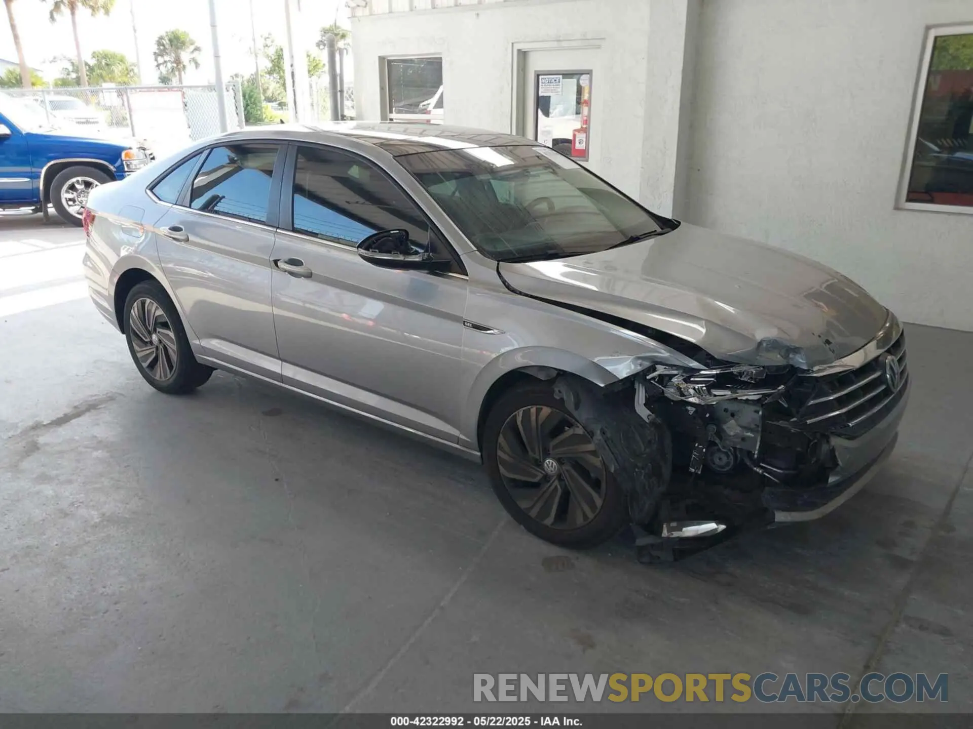 1 Photograph of a damaged car 3VWG57BUXKM219442 VOLKSWAGEN JETTA 2019