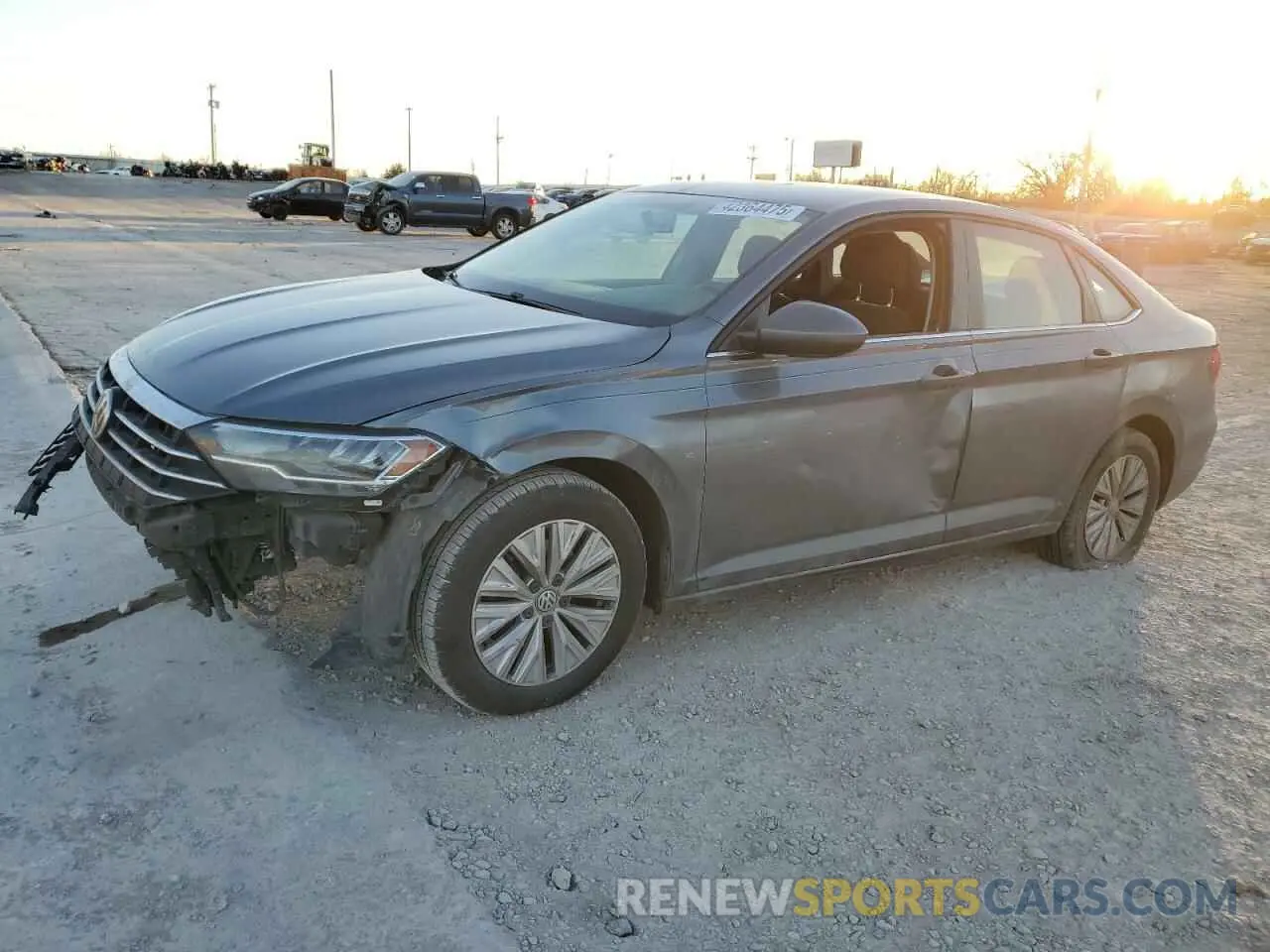 1 Photograph of a damaged car 3VWN57BU0KM205704 VOLKSWAGEN JETTA 2019