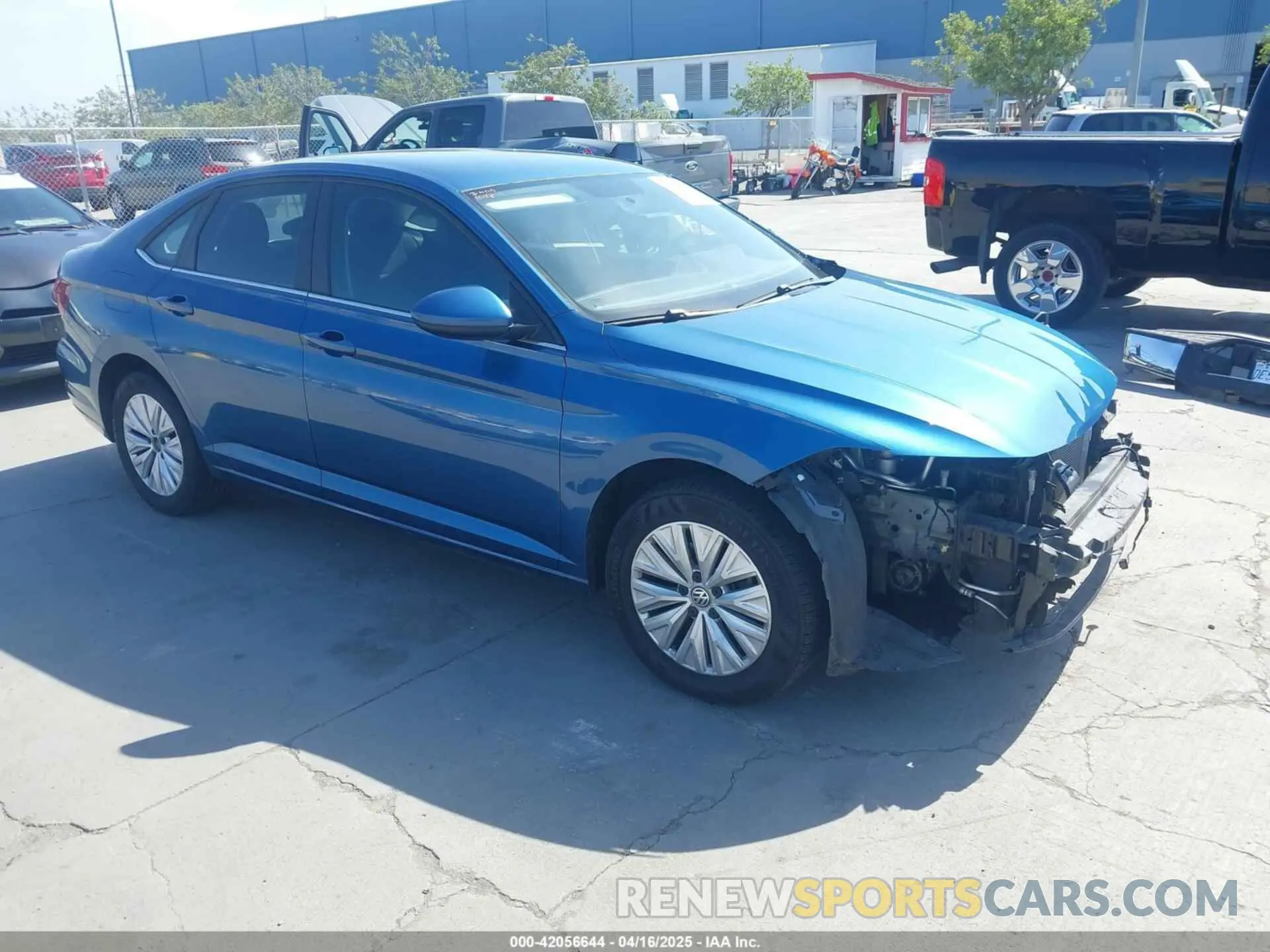 1 Photograph of a damaged car 3VWN57BU1KM038009 VOLKSWAGEN JETTA 2019