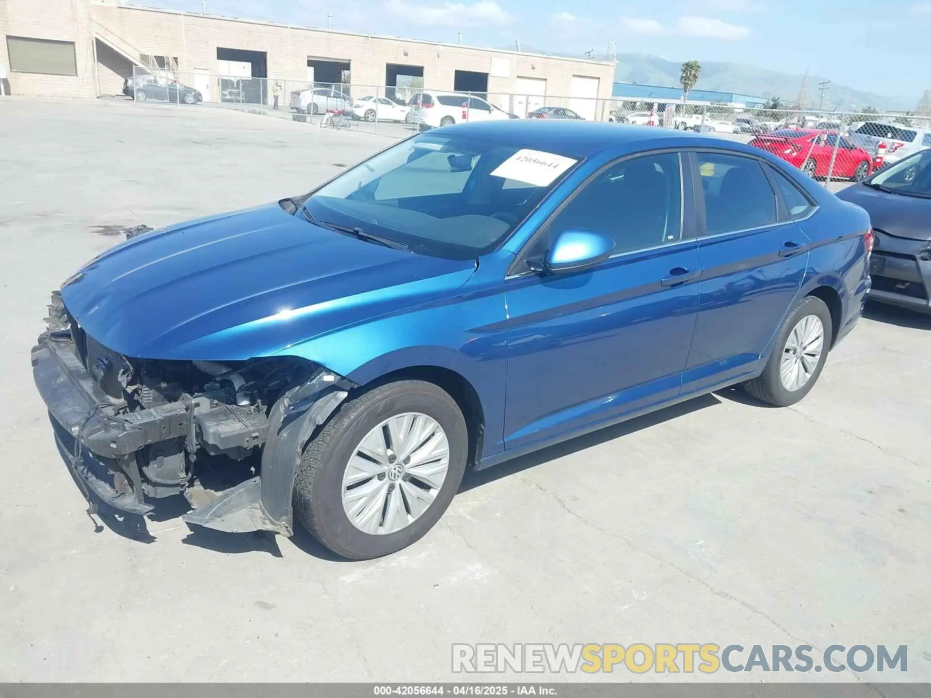 2 Photograph of a damaged car 3VWN57BU1KM038009 VOLKSWAGEN JETTA 2019