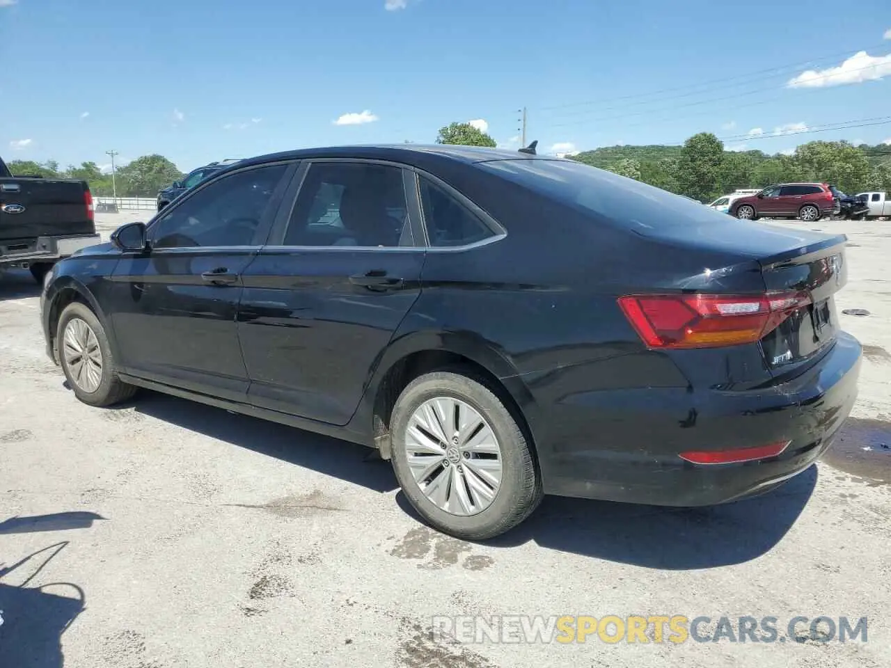 2 Photograph of a damaged car 3VWN57BU3KM242732 VOLKSWAGEN JETTA 2019