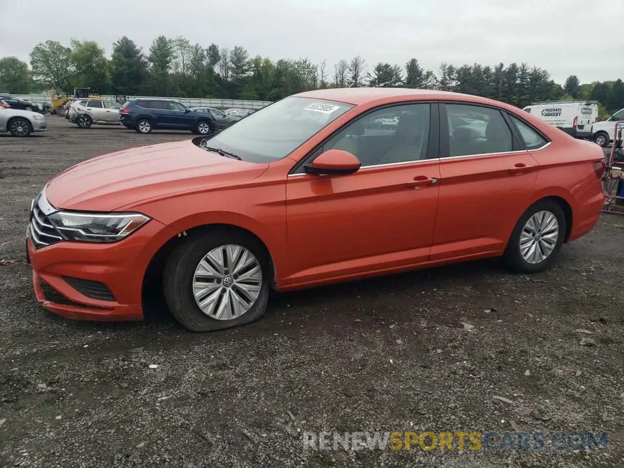 1 Photograph of a damaged car 3VWN57BU4KM035251 VOLKSWAGEN JETTA 2019